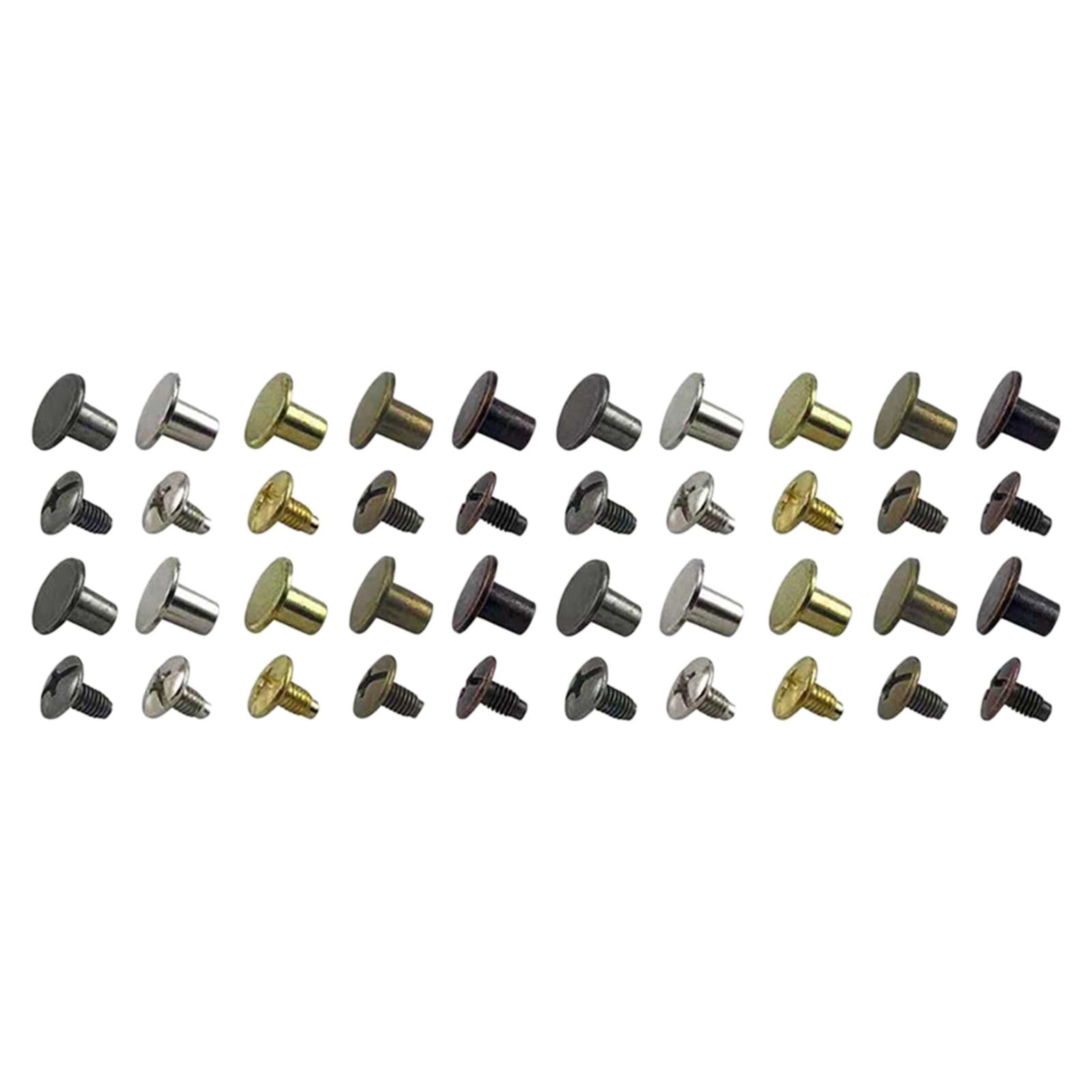 150 Sets Leather Rivets Metal Studs Fabric Tool Sewing Handbags Jeans Nail