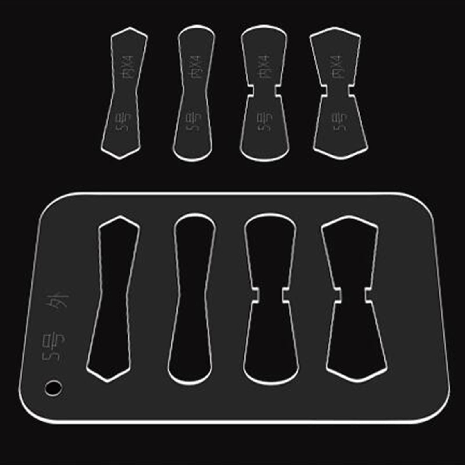 Leather Acrylic Template Set Keychain Pattern Stencil DIY Handmade Tool No 5