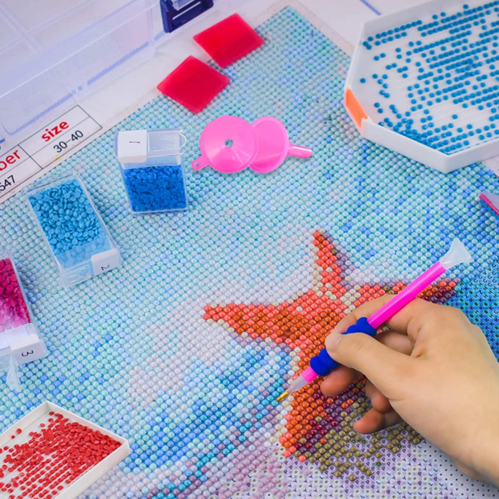 Diamond Painting Tools Kit Diamond Stitch Pen Diamond Embroidery Box Sticker
