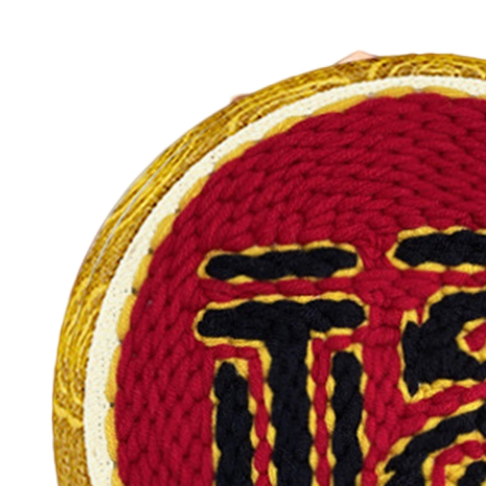 Handmade Punch Needle Embroidery Kit DIY Cross Stitch Kids Adults Tools Gift Red Black