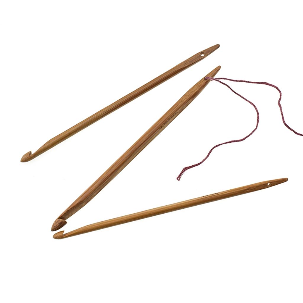 7x Extra Long Crochet Hooks Knit Yarn Needles Accessories for Sewing Weaving