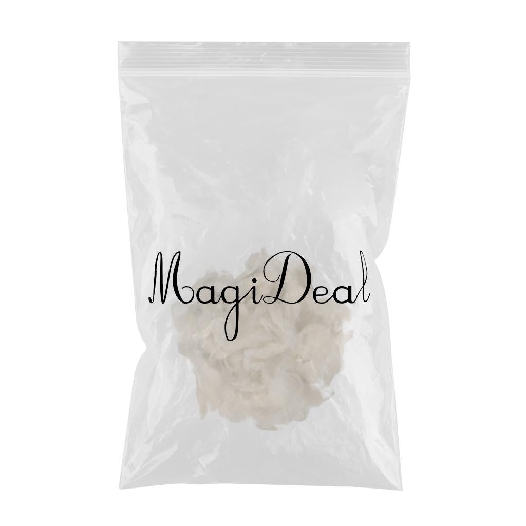 Wool Felt Wool Roving for Adults Needle Felting Doll Hair Making White
