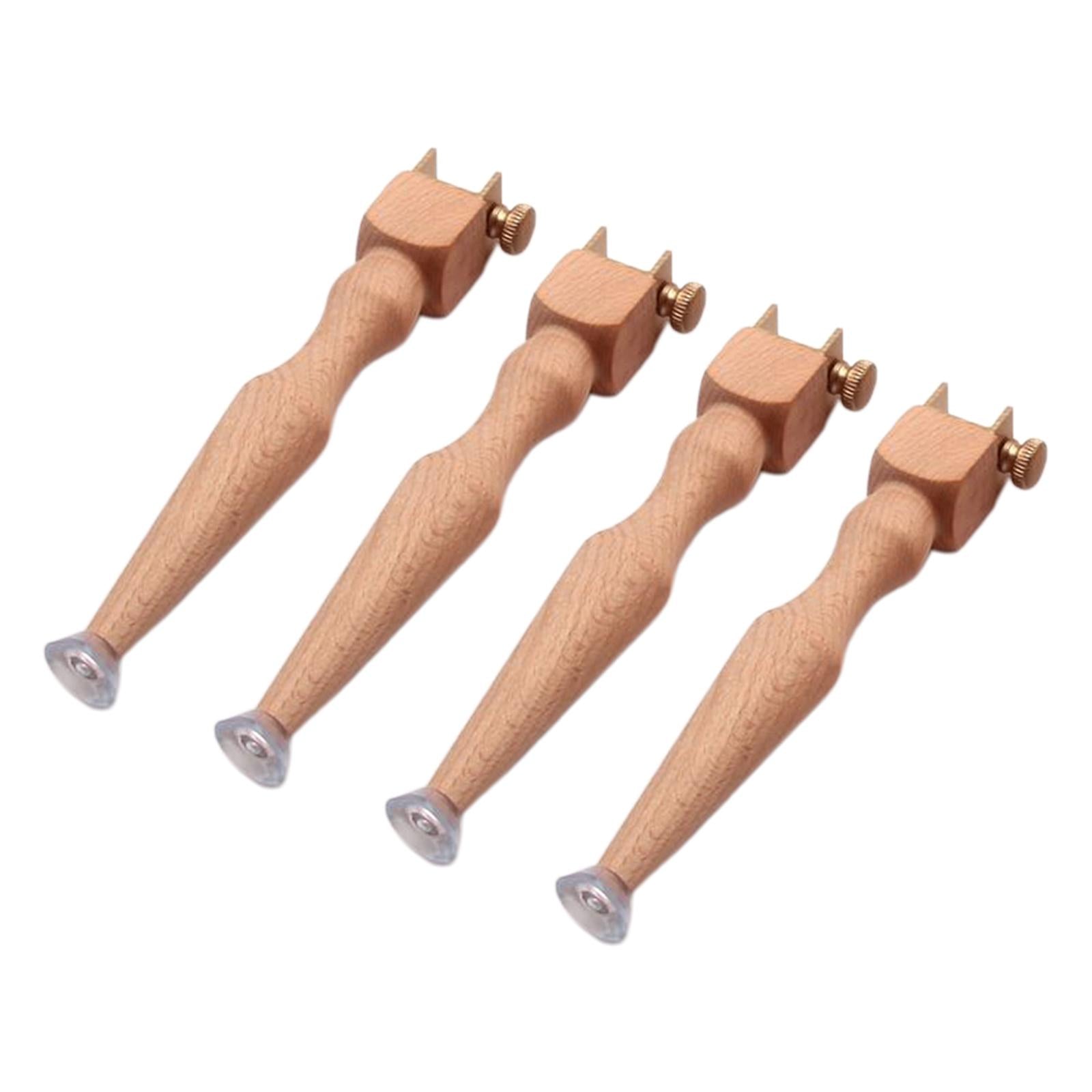 4pcs Wood Embroidery Hoop Legs Heightening Replacement Legs for Sewing Tool