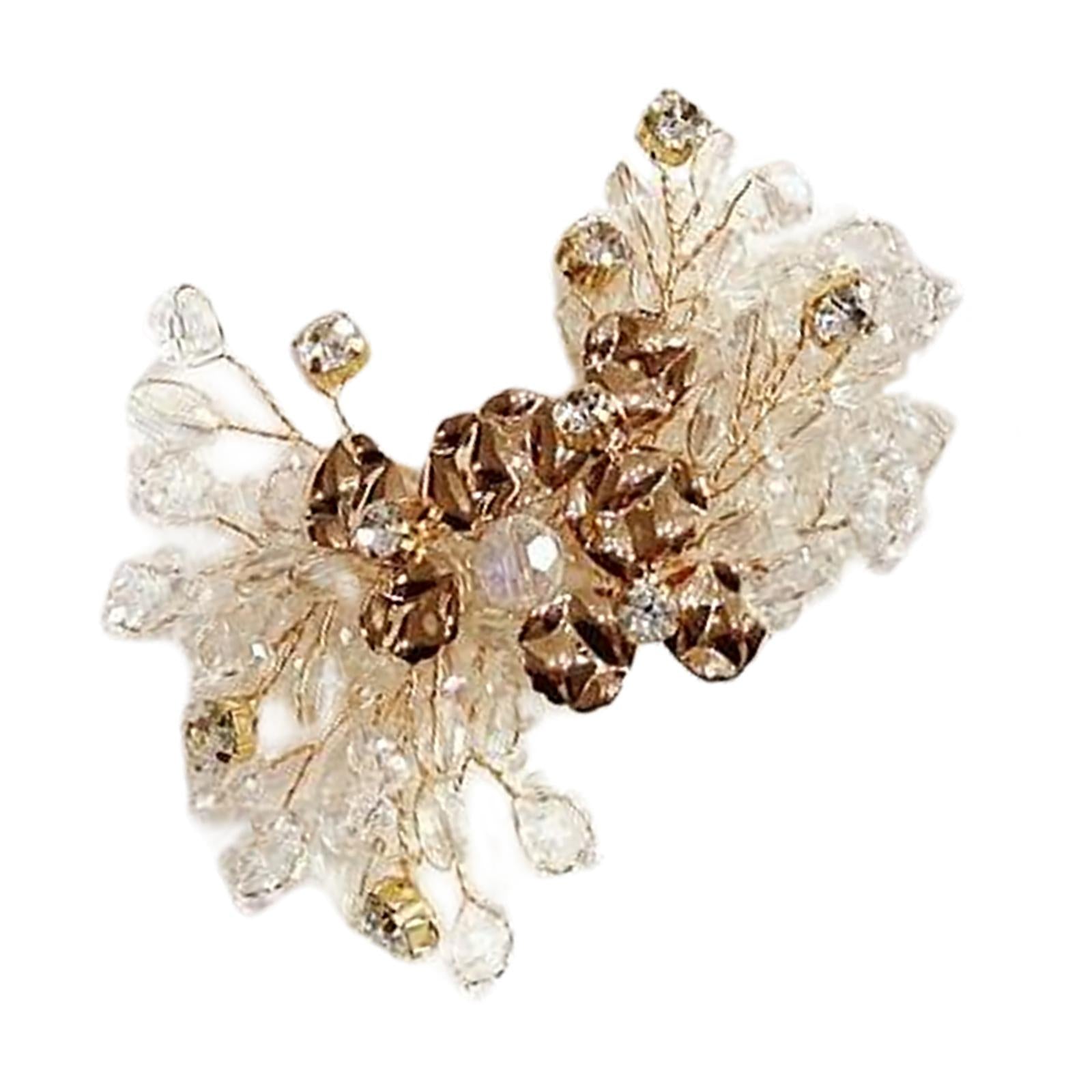 Exquisite Shoe Charm Rhinestone Shoe Flower for Women Lady Bridal High Heels