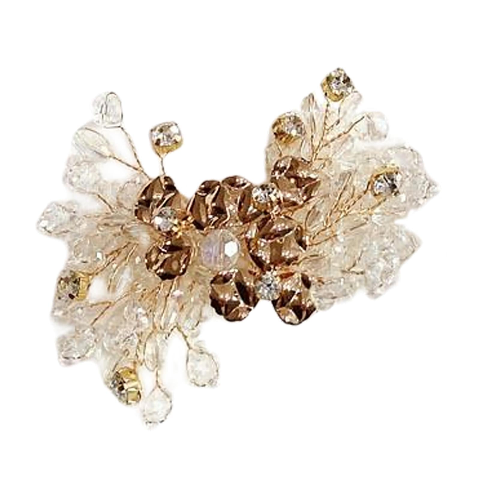 Exquisite Shoe Charm Rhinestone Shoe Flower for Women Lady Bridal High Heels