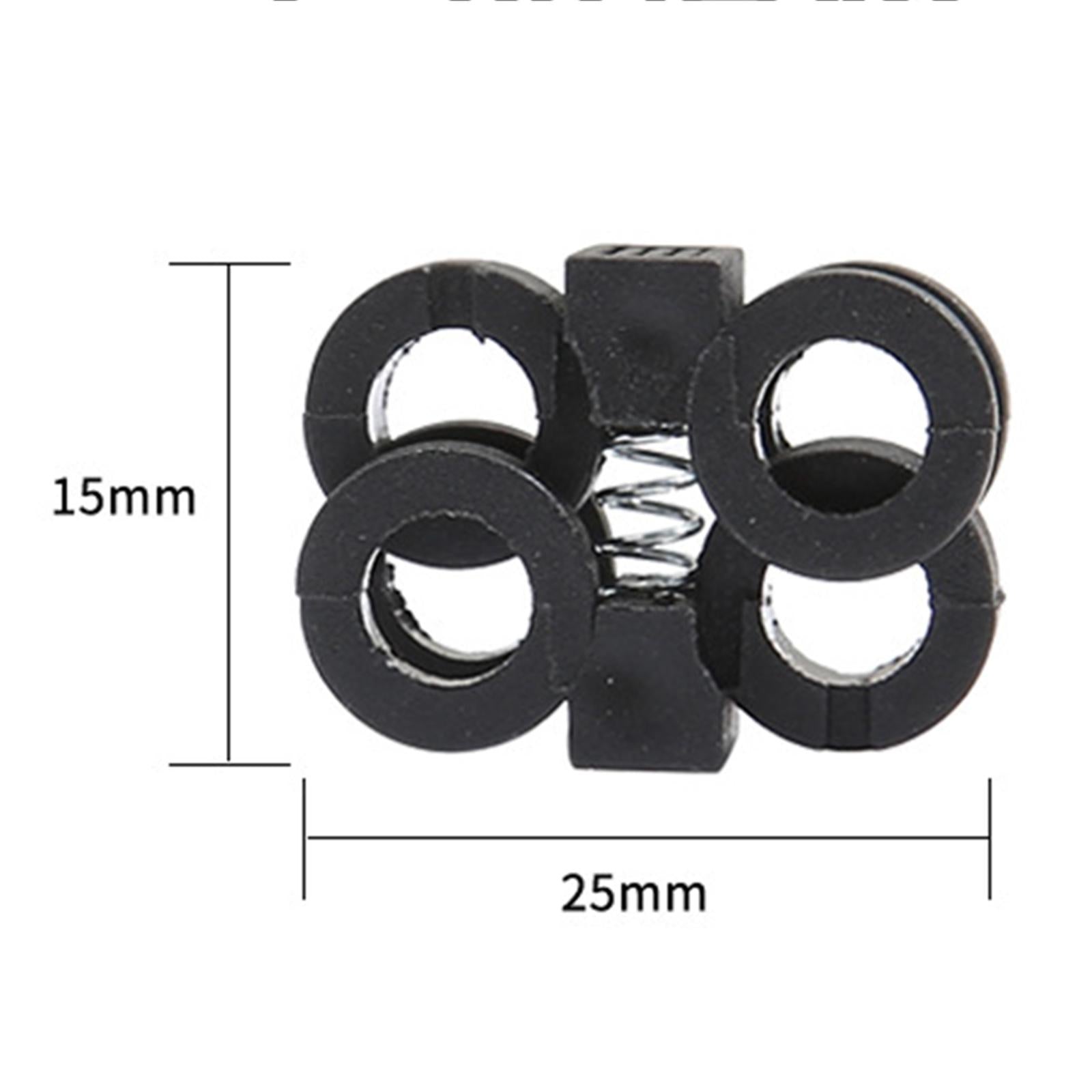 50pcs Quick Shoelace Lock Shoe Strings Cord Buckle Toggle Stopper