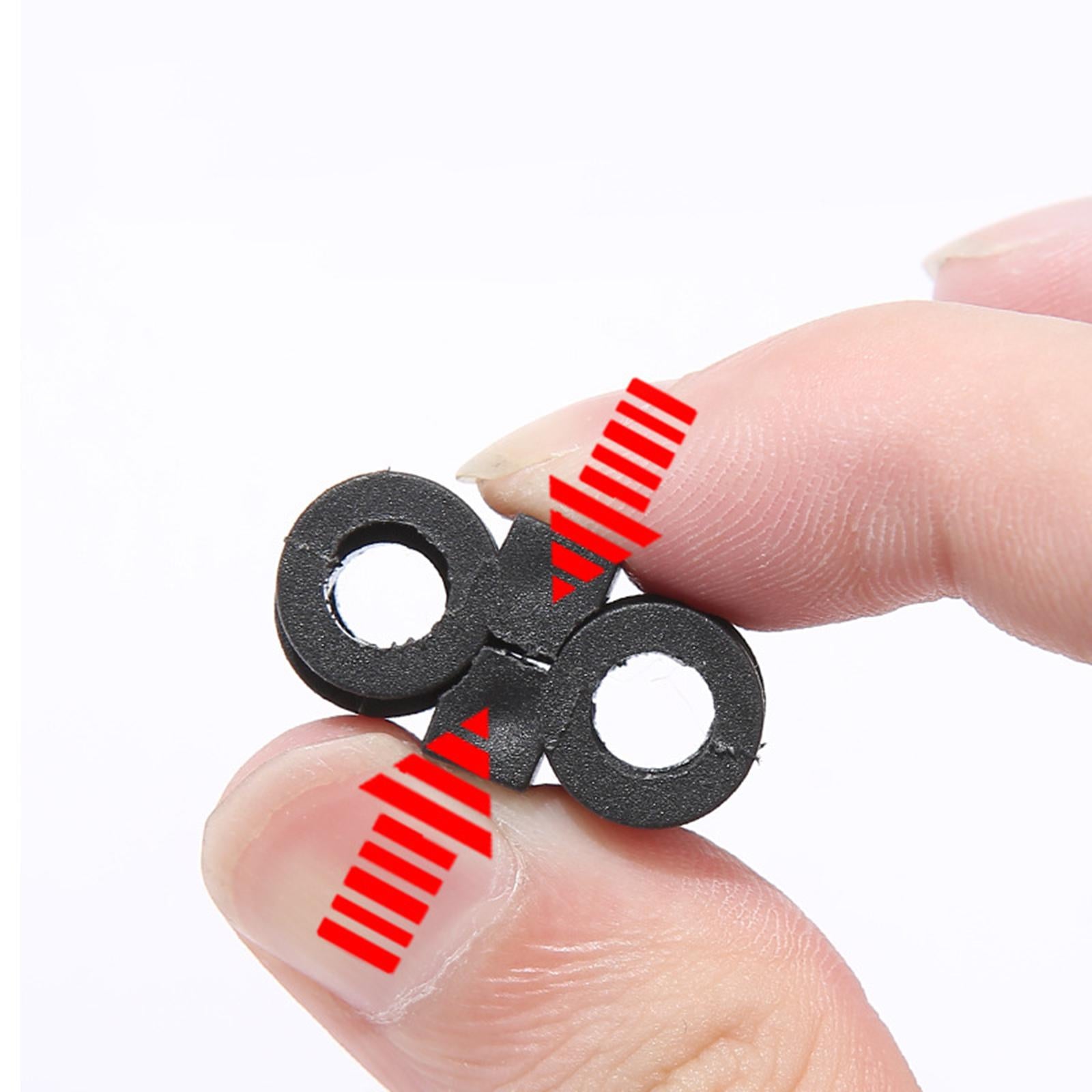 50pcs Quick Shoelace Lock Shoe Strings Cord Buckle Toggle Stopper