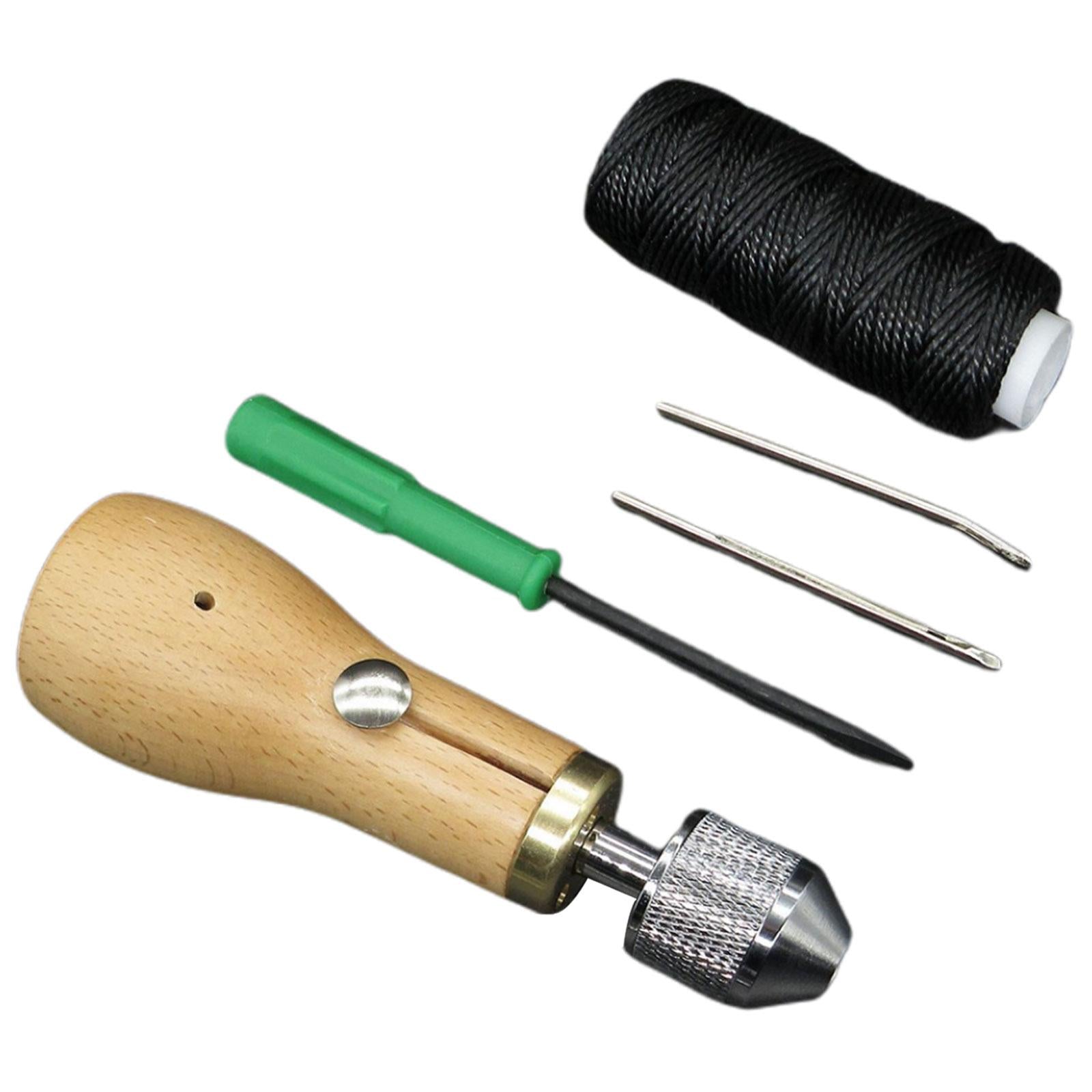 Sewing Awl Thread Kit Repair Tools Stitcher DIY Craft No Spool device