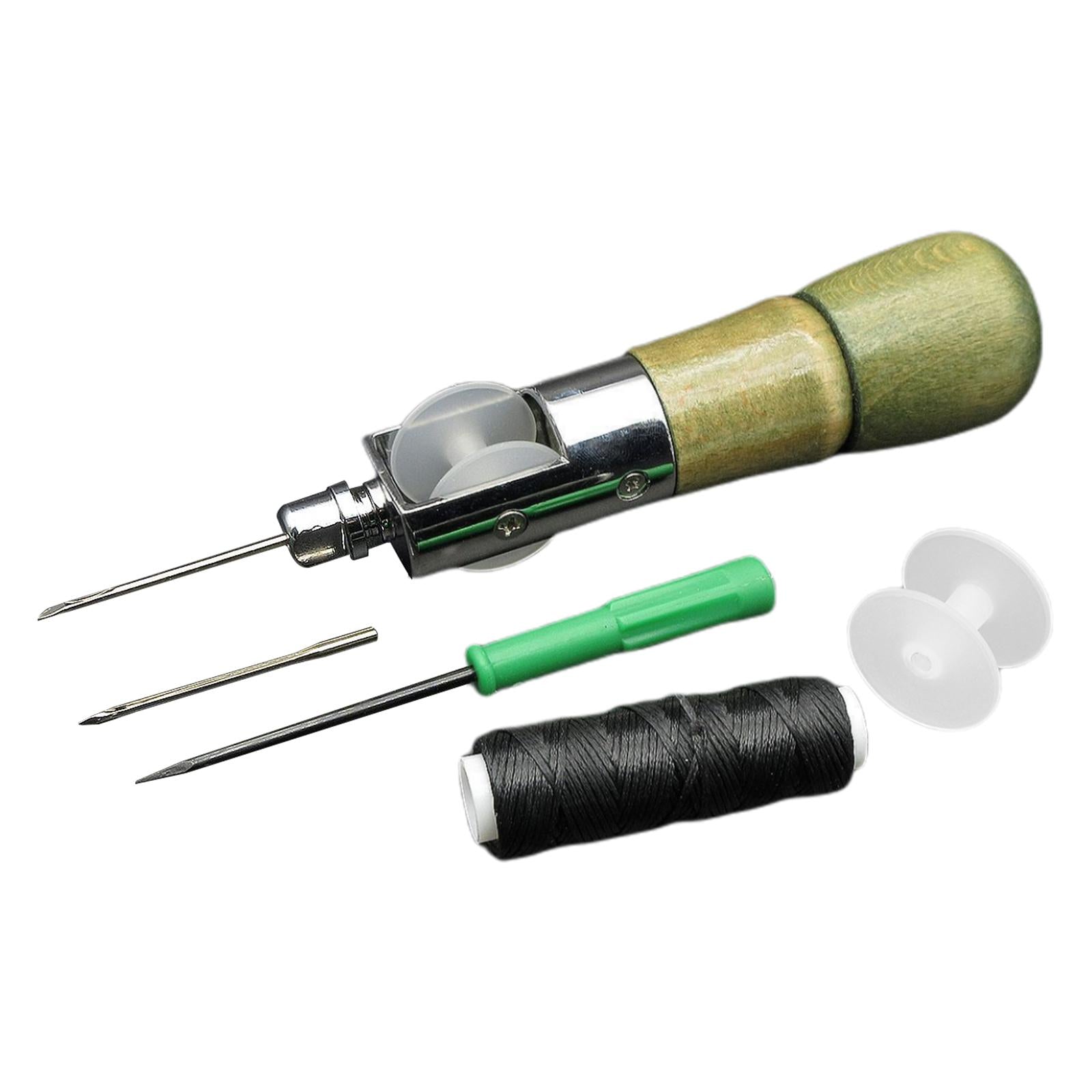Sewing Awl Thread Kit Repair Tools Stitcher DIY Craft With Spool device