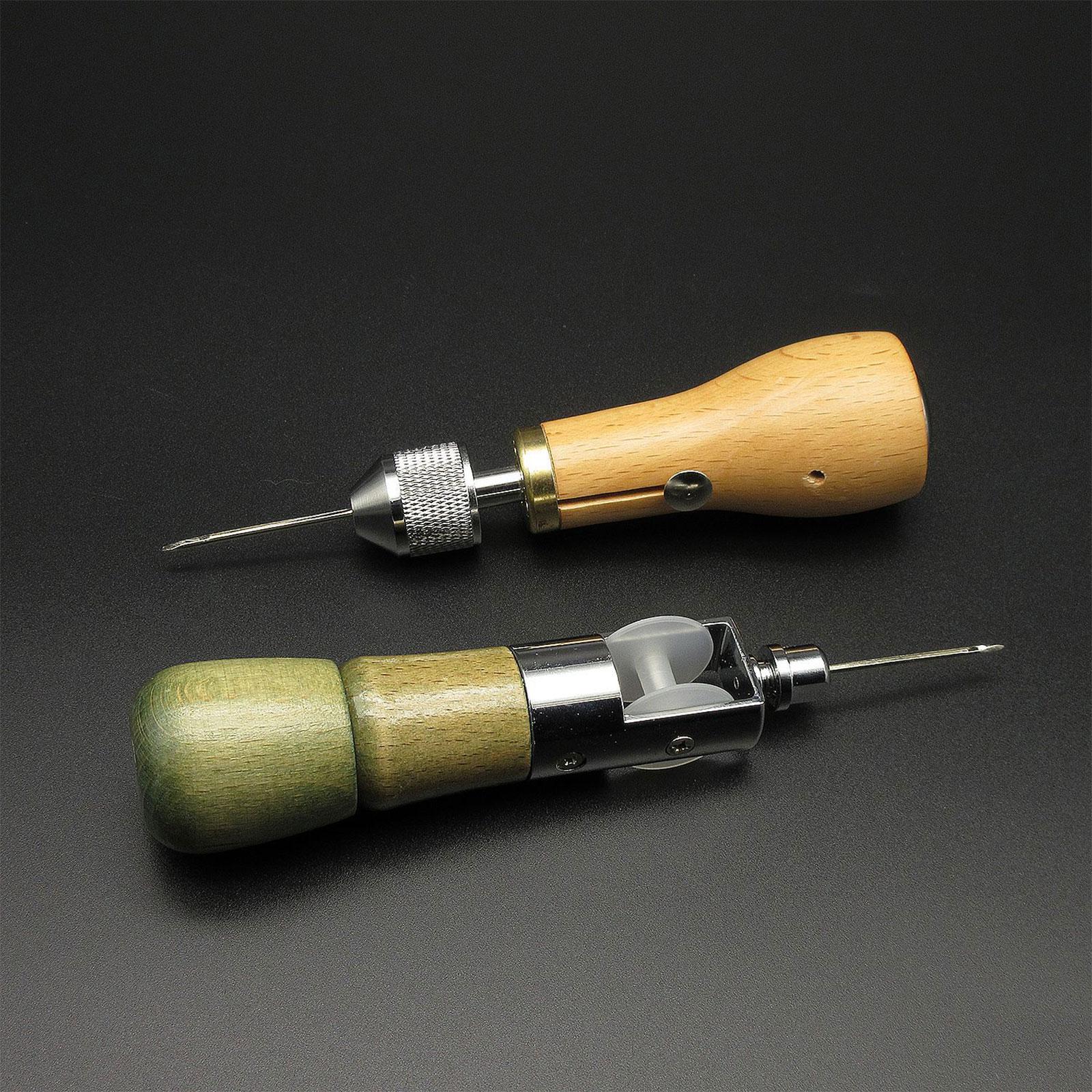 Sewing Awl Thread Kit Repair Tools Stitcher DIY Craft With Spool device