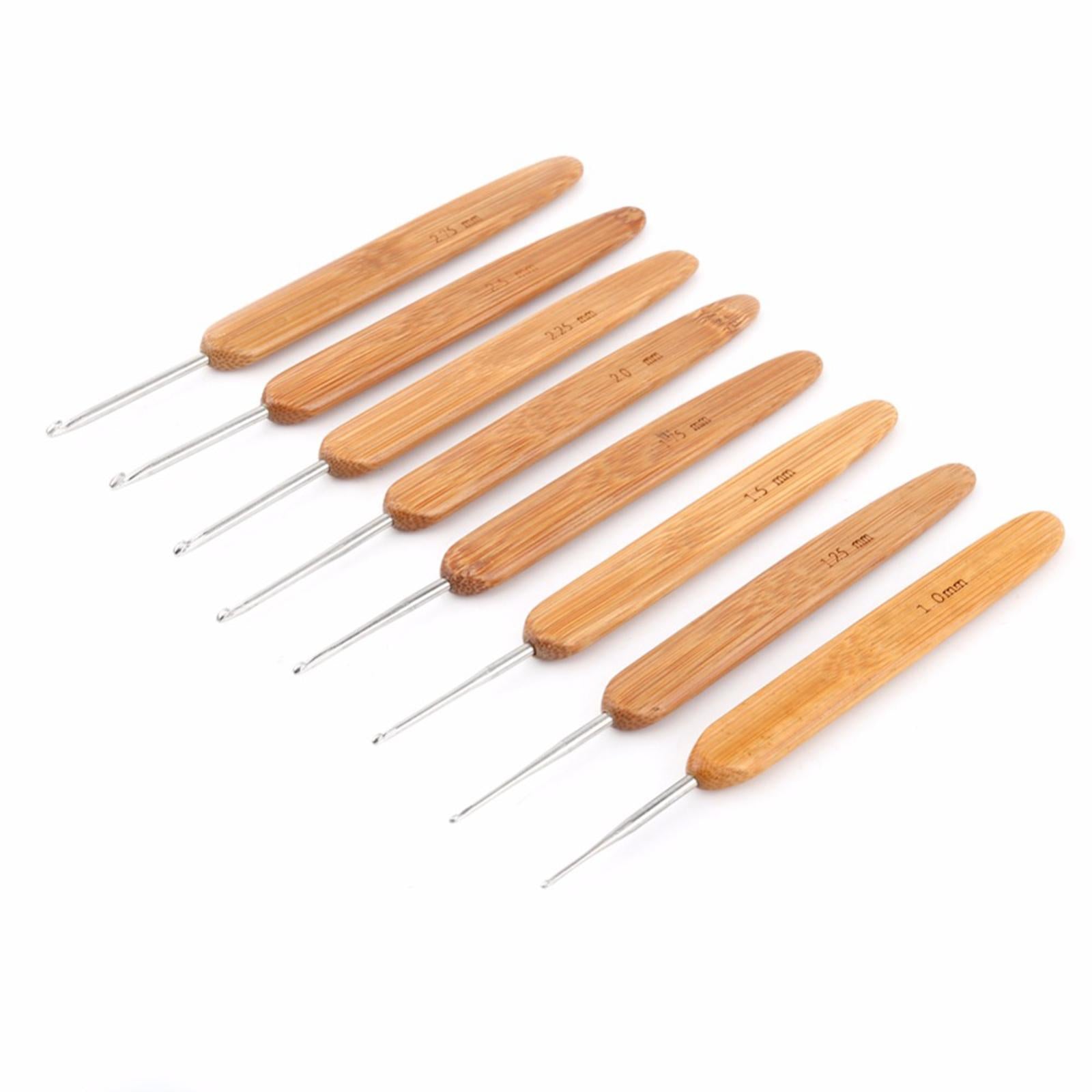 20Pcs Crochet Hooks Yarn Knitting Needles with Bag DIY Crafts Supplies Tool