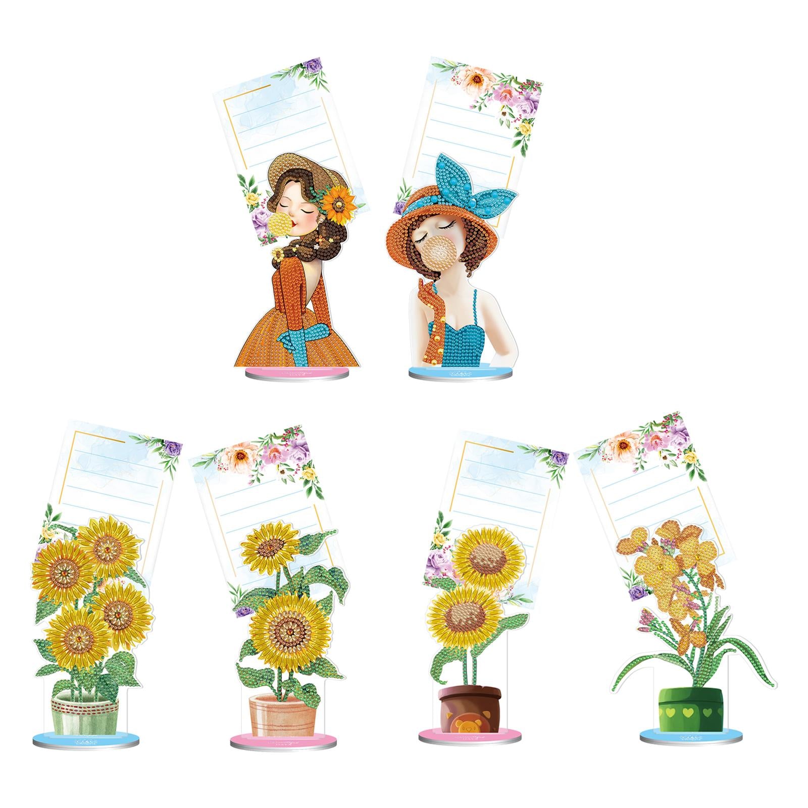 5D DIY Diamond Painting Photo Holder Memo Clip Name Place Card Picture Stand 11x19cm 11.5x19cm