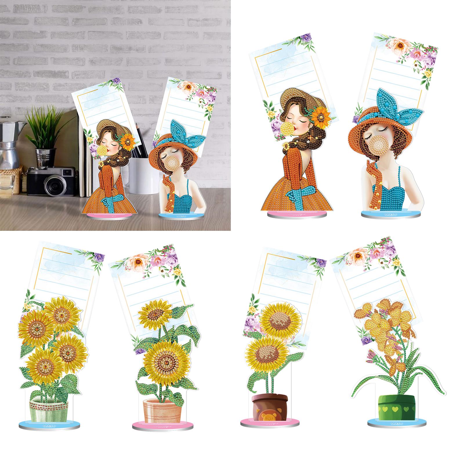 5D DIY Diamond Painting Photo Holder Memo Clip Name Place Card Picture Stand 11x19cm 11.5x19cm