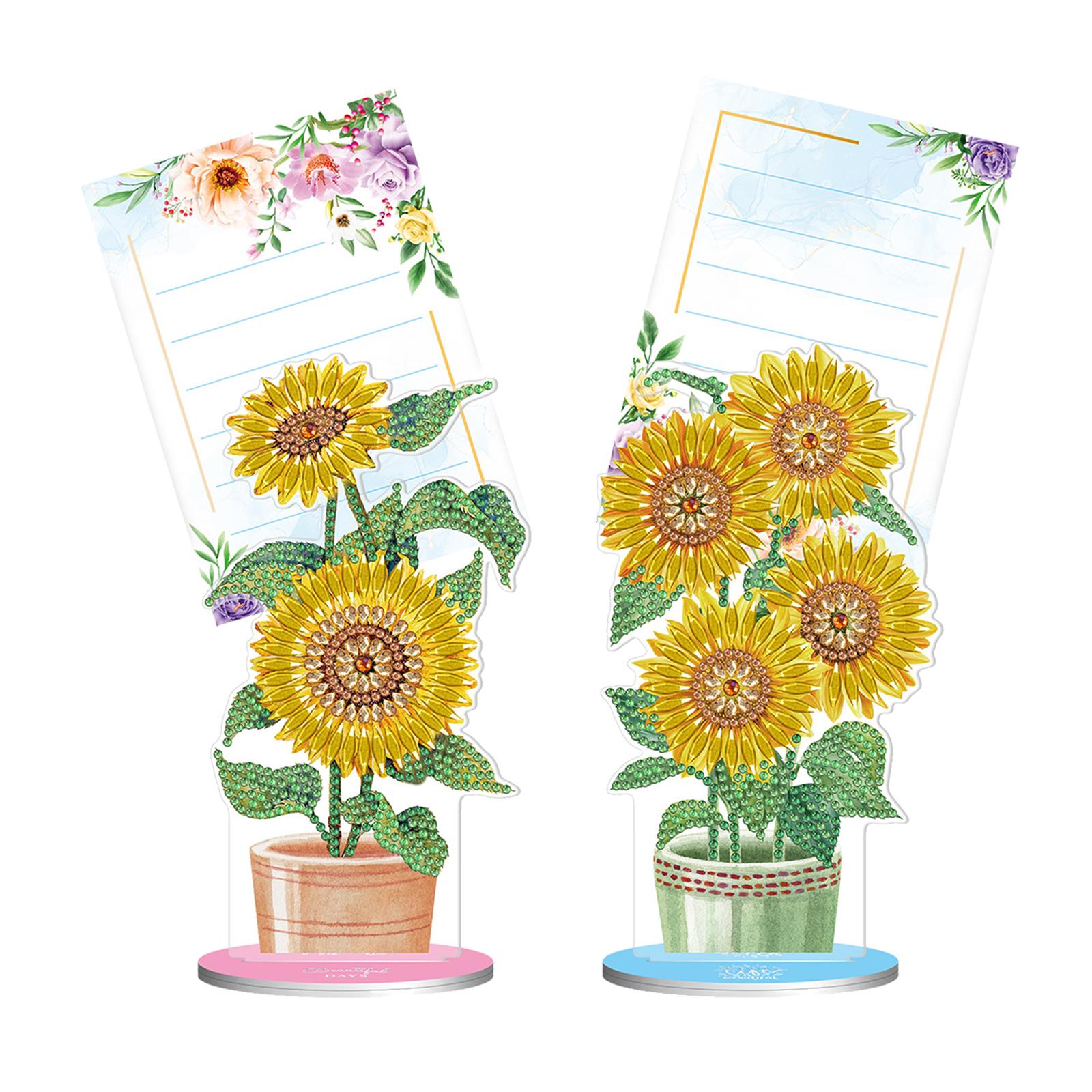 5D DIY Diamond Painting Photo Holder Memo Clip Name Place Card Picture Stand 10.5x19cm 10x18.5cm