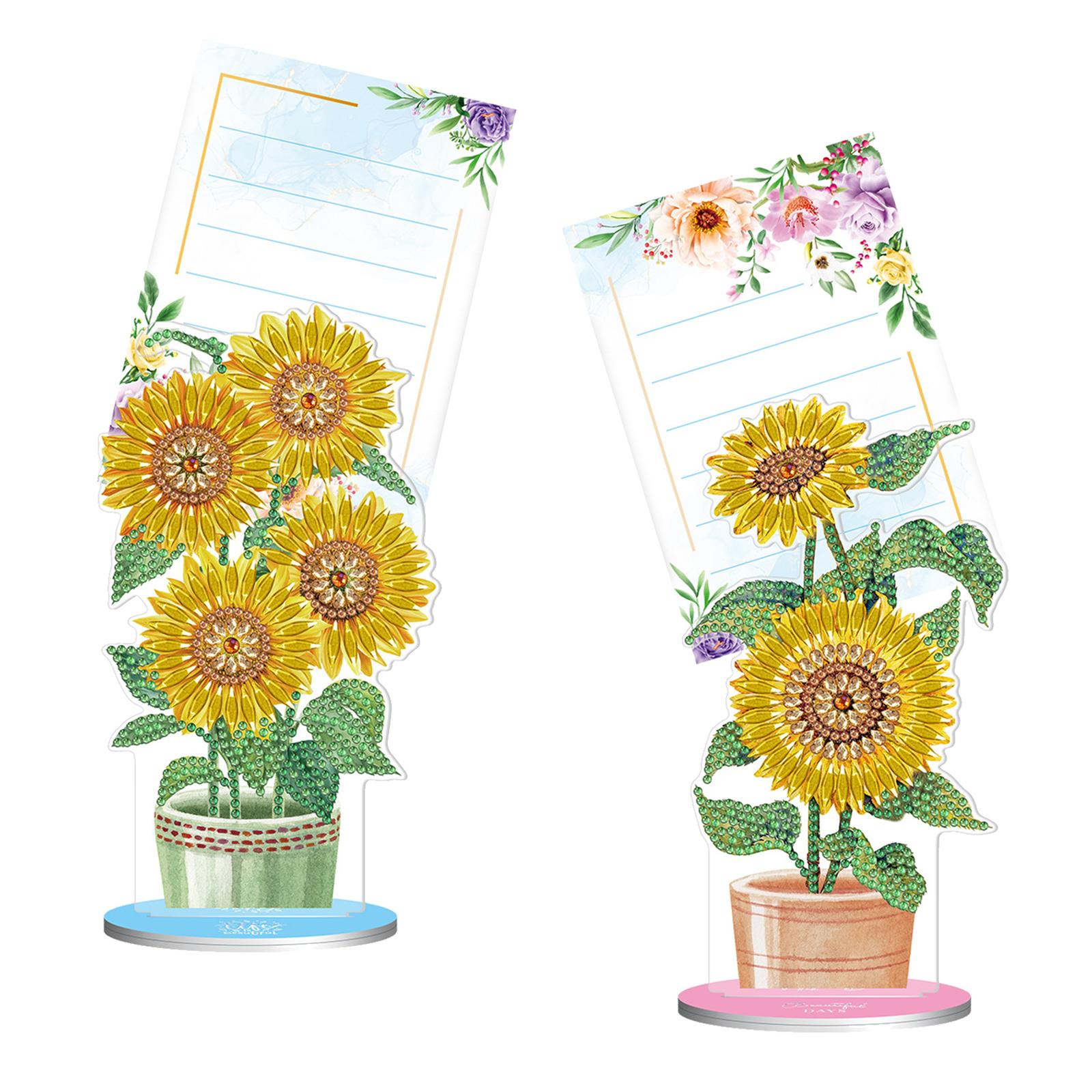 5D DIY Diamond Painting Photo Holder Memo Clip Name Place Card Picture Stand 10.5x19cm 10x18.5cm