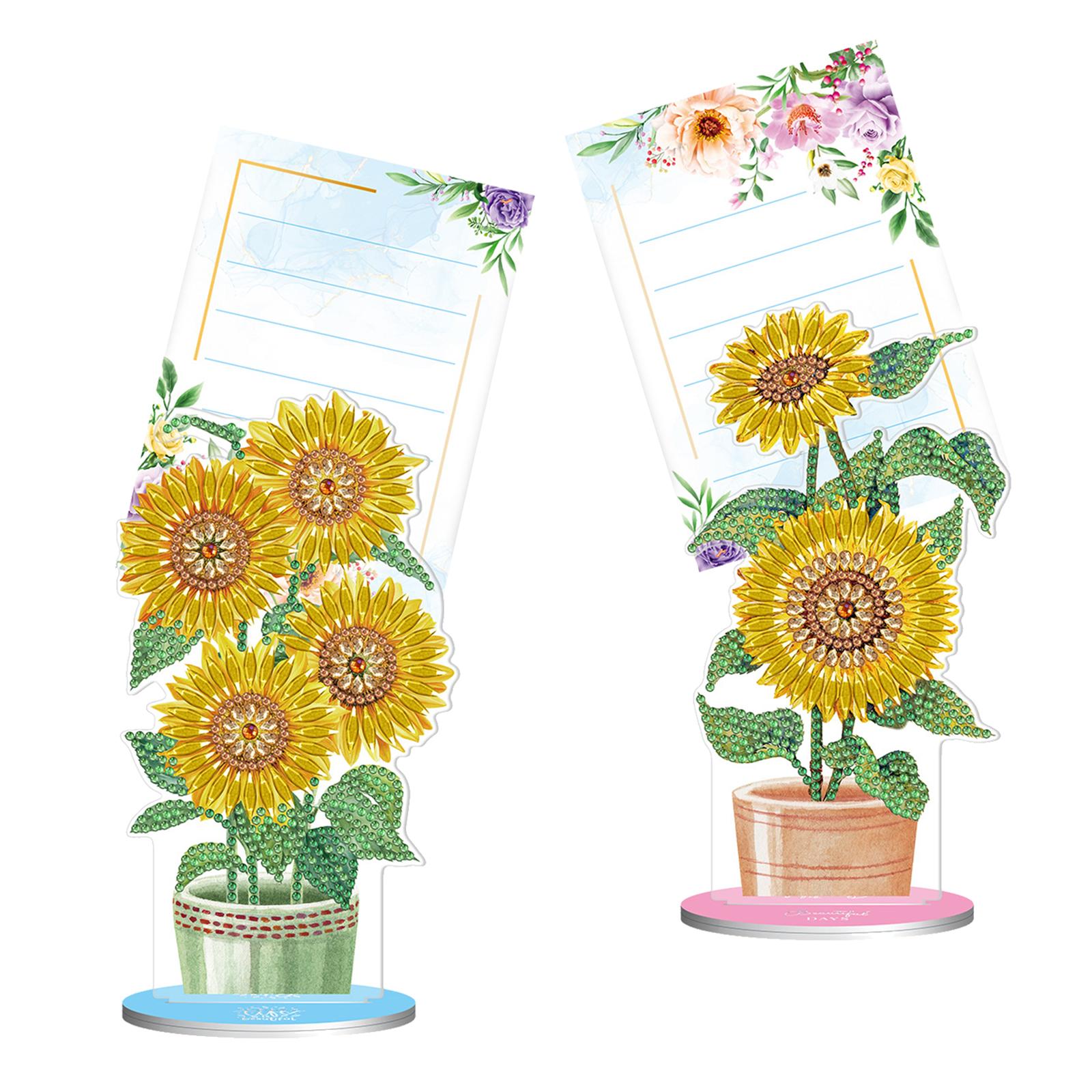 5D DIY Diamond Painting Photo Holder Memo Clip Name Place Card Picture Stand 10.5x19cm 10x18.5cm