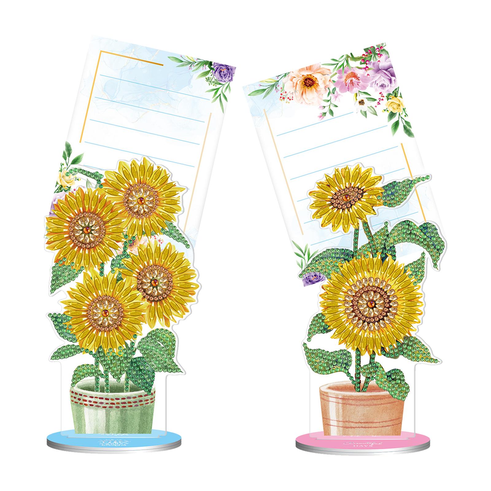 5D DIY Diamond Painting Photo Holder Memo Clip Name Place Card Picture Stand 10.5x19cm 10x18.5cm