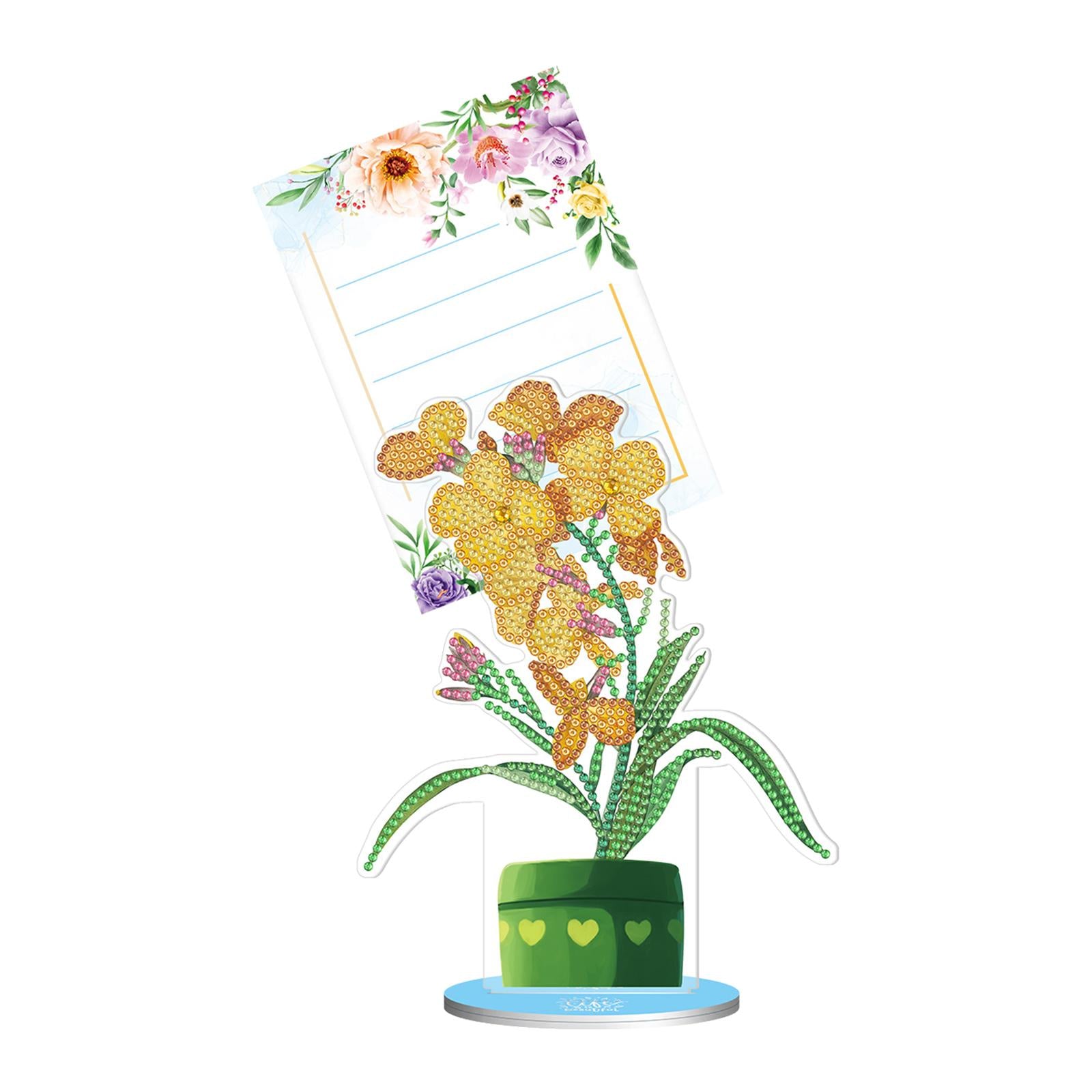 5D DIY Diamond Painting Photo Holder Memo Clip Name Place Card Picture Stand 9x18.5cm 14.5x19cm