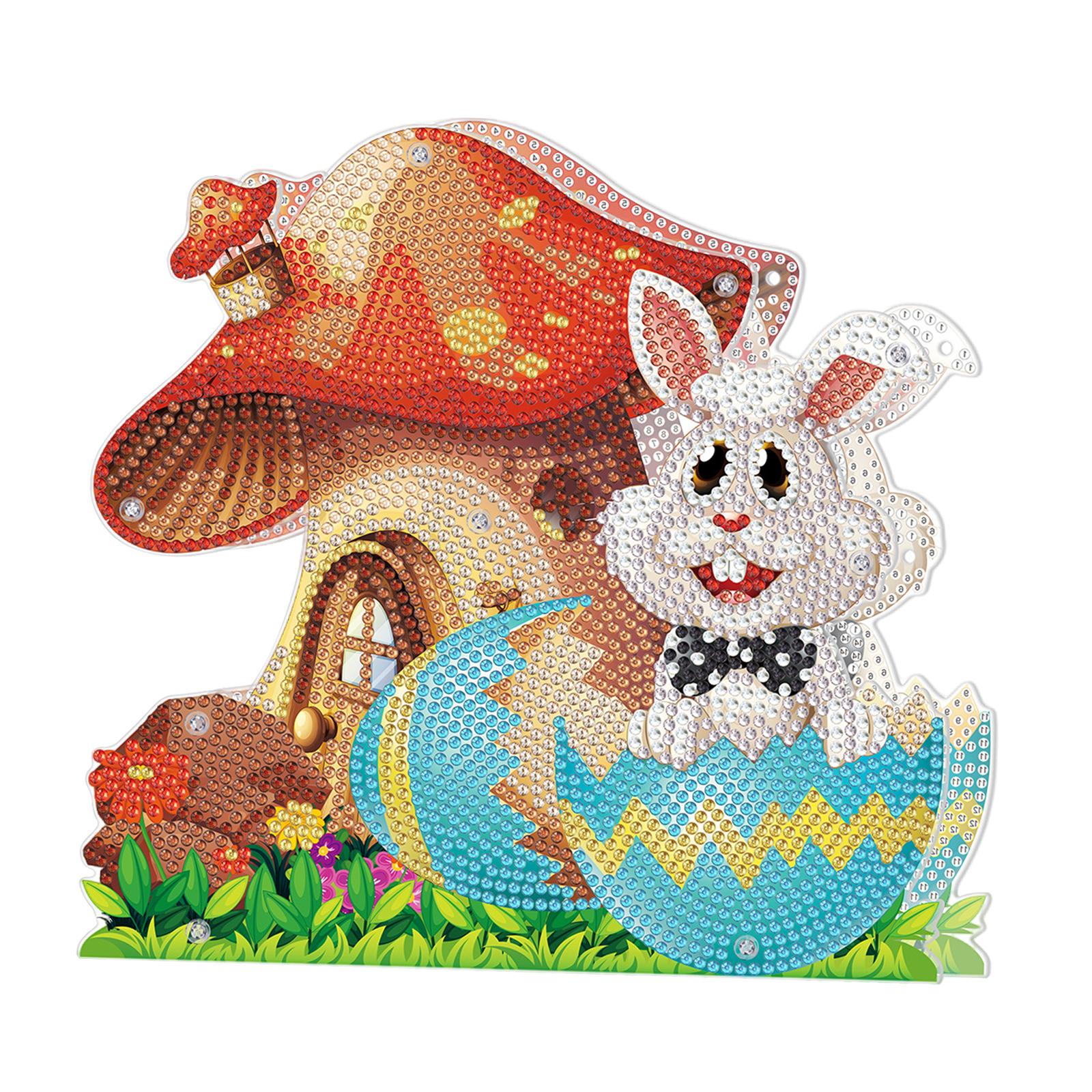 DIY Diamond Painting Easter Rabbit Decoration Handmade Diamond Drawing B