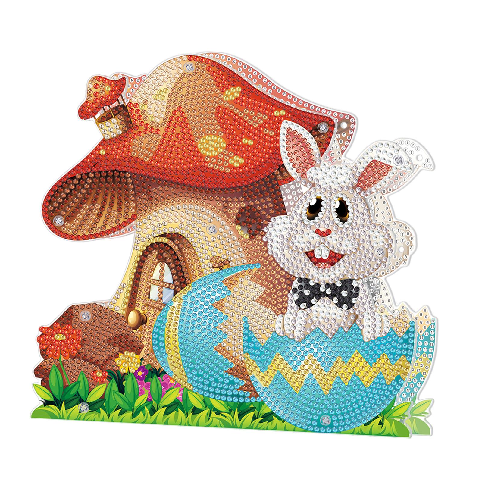 DIY Diamond Painting Easter Rabbit Decoration Handmade Diamond Drawing B
