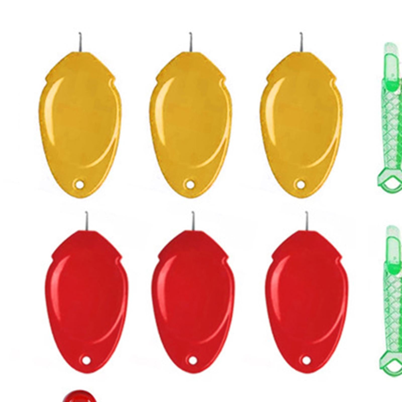 Needle Threaders DIY Coloured Wire Loop Threading Guide Yellow Red Blue
