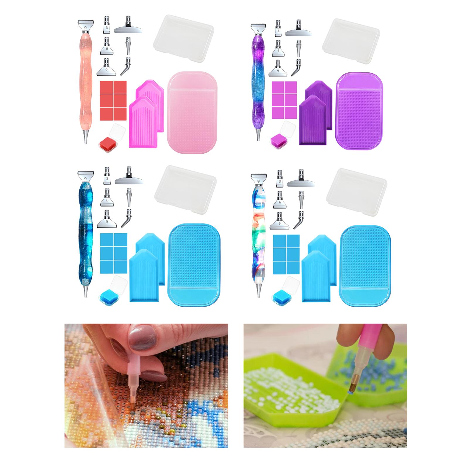 5D Diamond Art Painting Tools Accessories Point Drill Pen Purple Pen