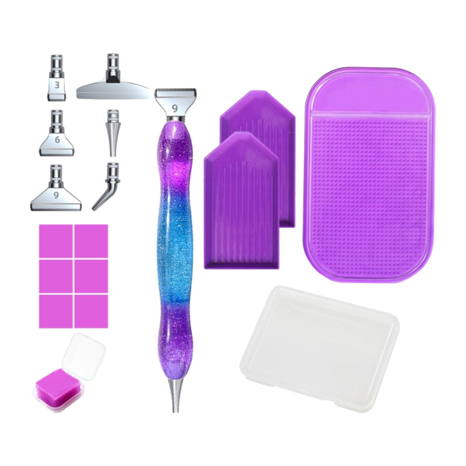 5D Diamond Art Painting Tools Accessories Point Drill Pen Purple Pen