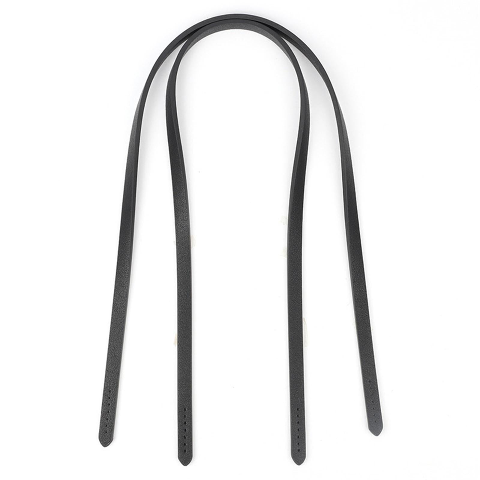 2x Bag Strap Band Accs Making Supplies DIY Replacement Tote Bag Shoulder Bag Black