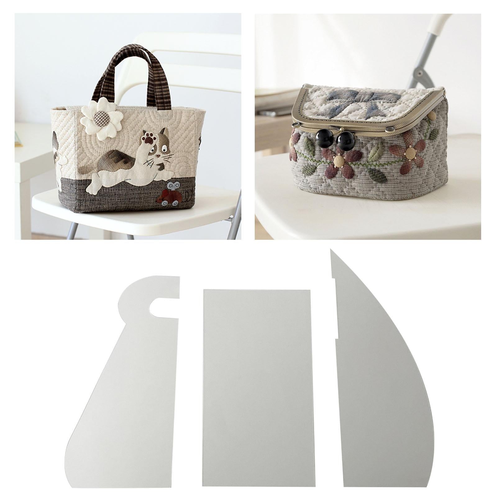 1 Set Casserole Storage Bag Patchwork Template Pot Bowl Carry Bag DIY M