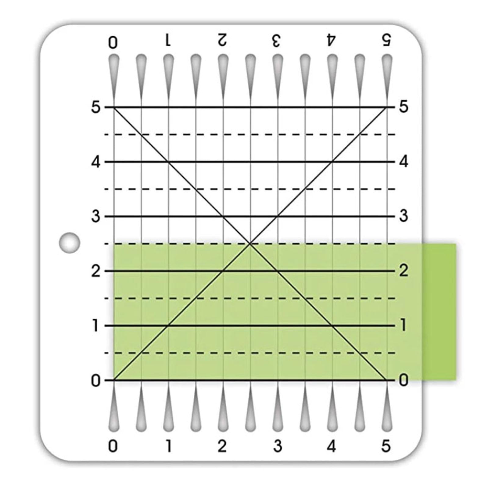 Acrylic Quilting Ruler Template Patchwork Stencils 5 Scribing Sewing Tool"