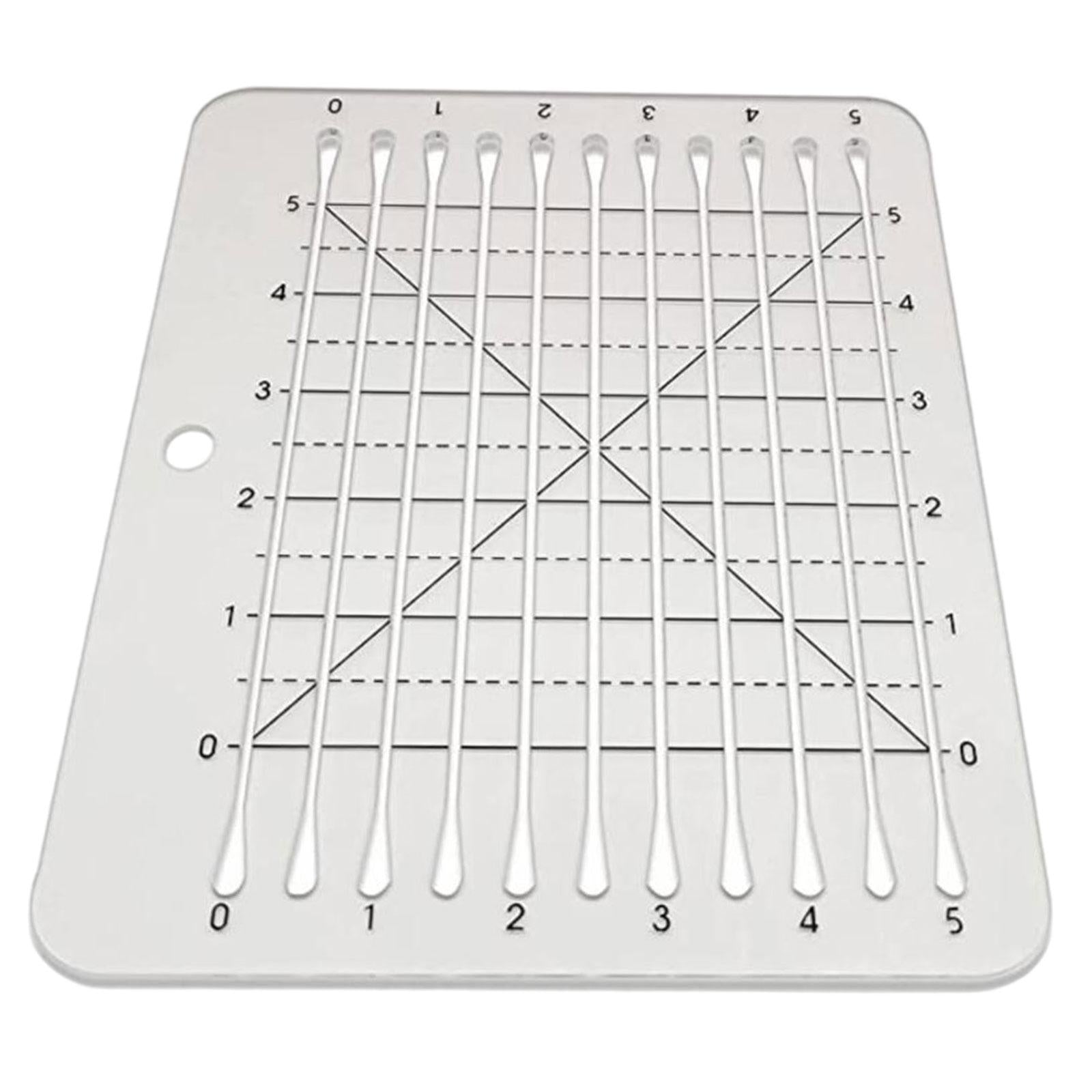 Acrylic Quilting Ruler Template Patchwork Stencils 5 Scribing Sewing Tool"