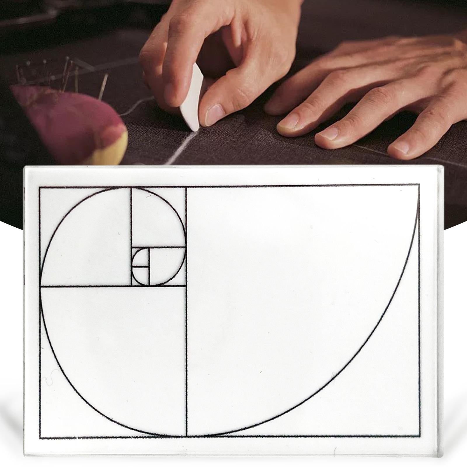 Gold Ratio Ruler DIY Craft Precision Drawing Measuring Template Accessories