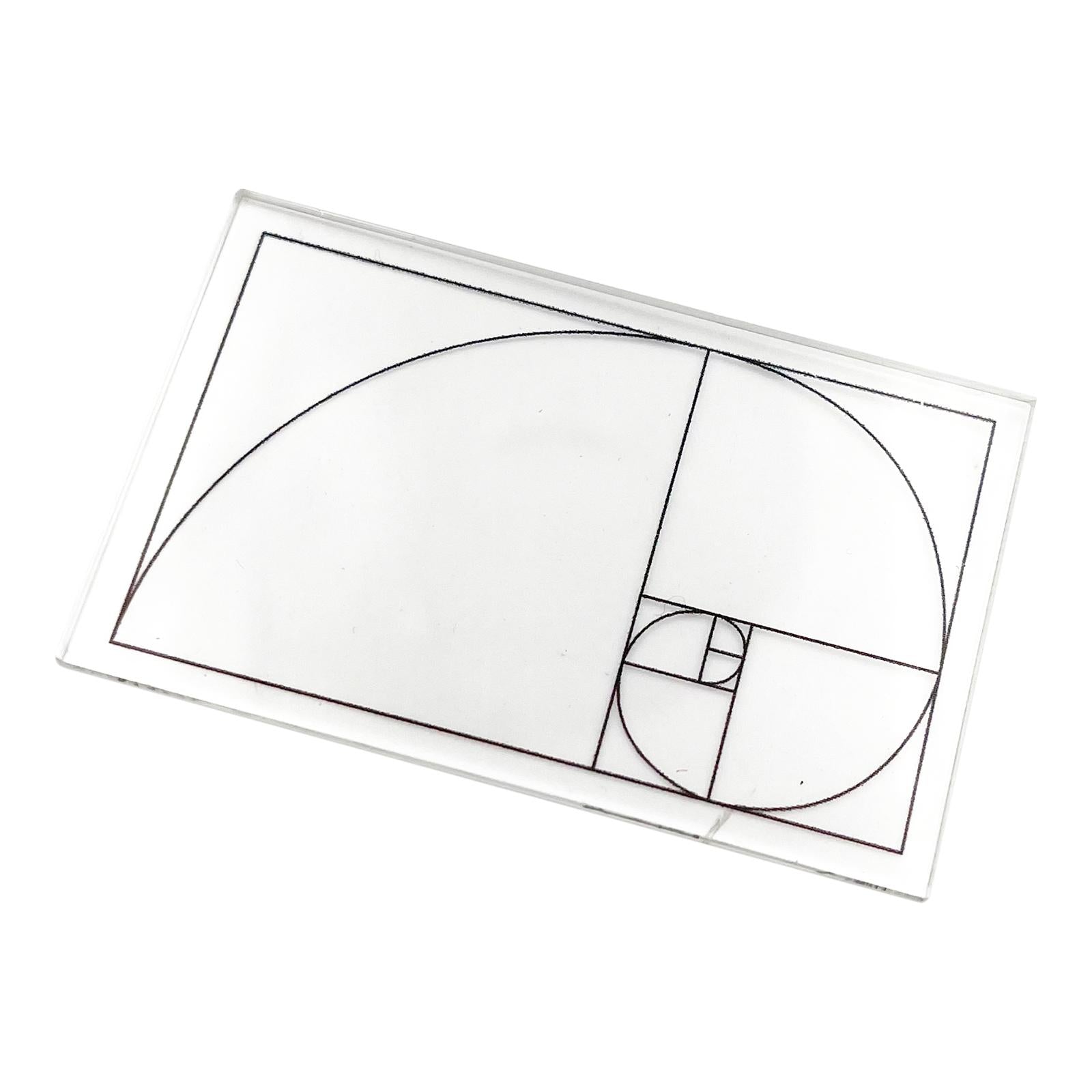 Gold Ratio Ruler DIY Craft Precision Drawing Measuring Template Accessories