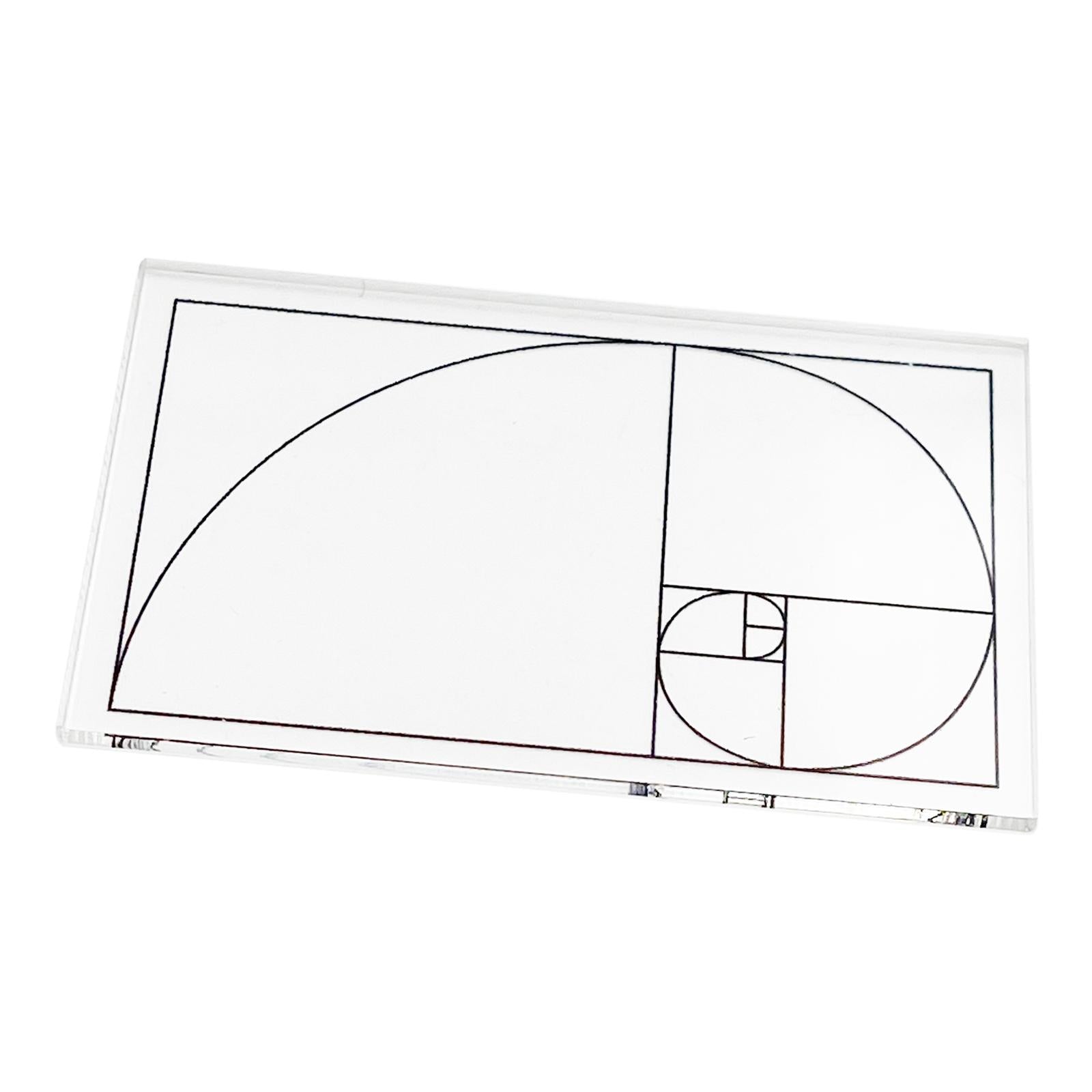 Gold Ratio Ruler DIY Craft Precision Drawing Measuring Template Accessories