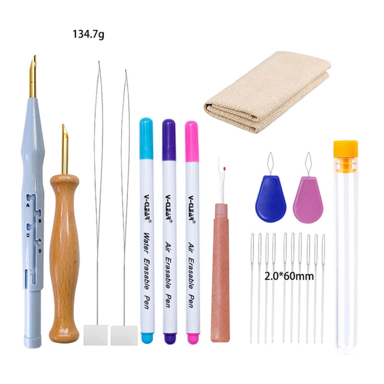 Embroidery Pen Punch Needle Kits Making Crafts Tools Without scissors