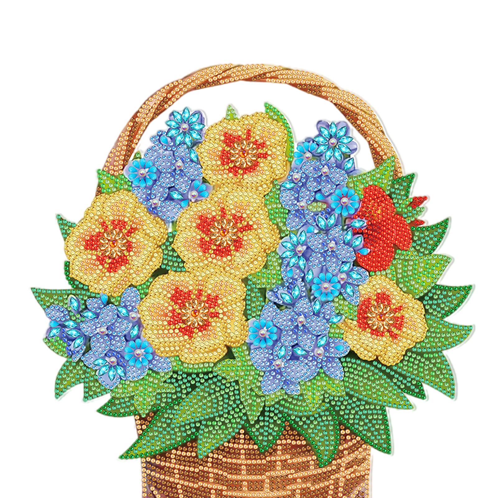 DIY Diamond Painting Kit Ornament Craft for Home Decor 13.8CM 27.5x29.5CM