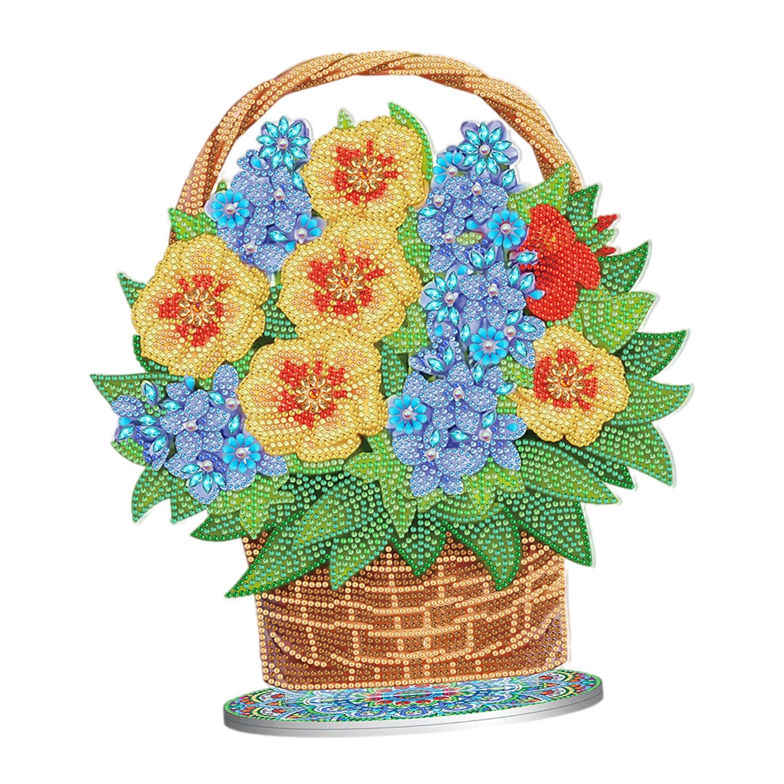 DIY Diamond Painting Kit Ornament Craft for Home Decor 13.8CM 27.5x29.5CM