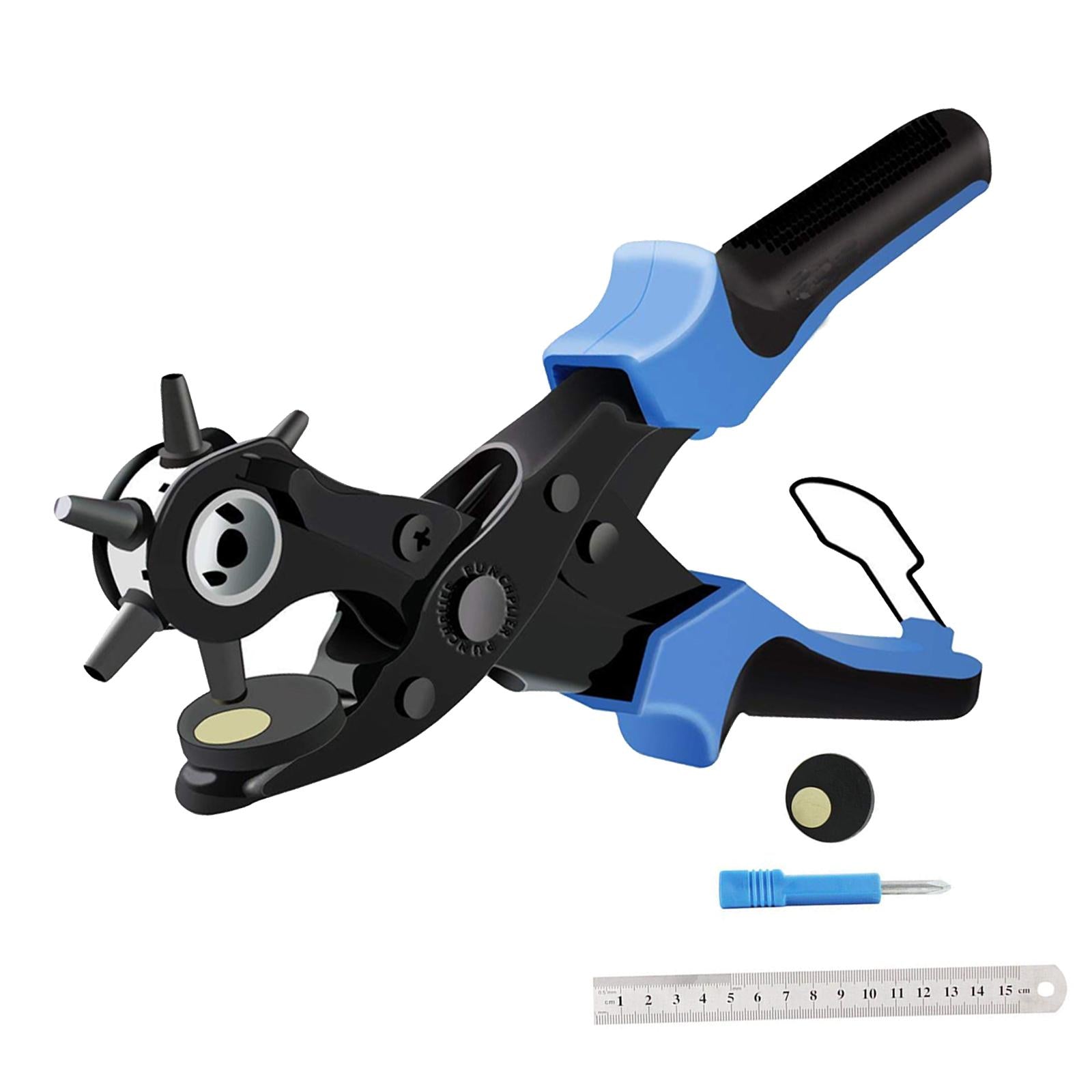 Leather Belt Hole Punch Grind Rod Hand Punching for Card Watch Bands Strap
