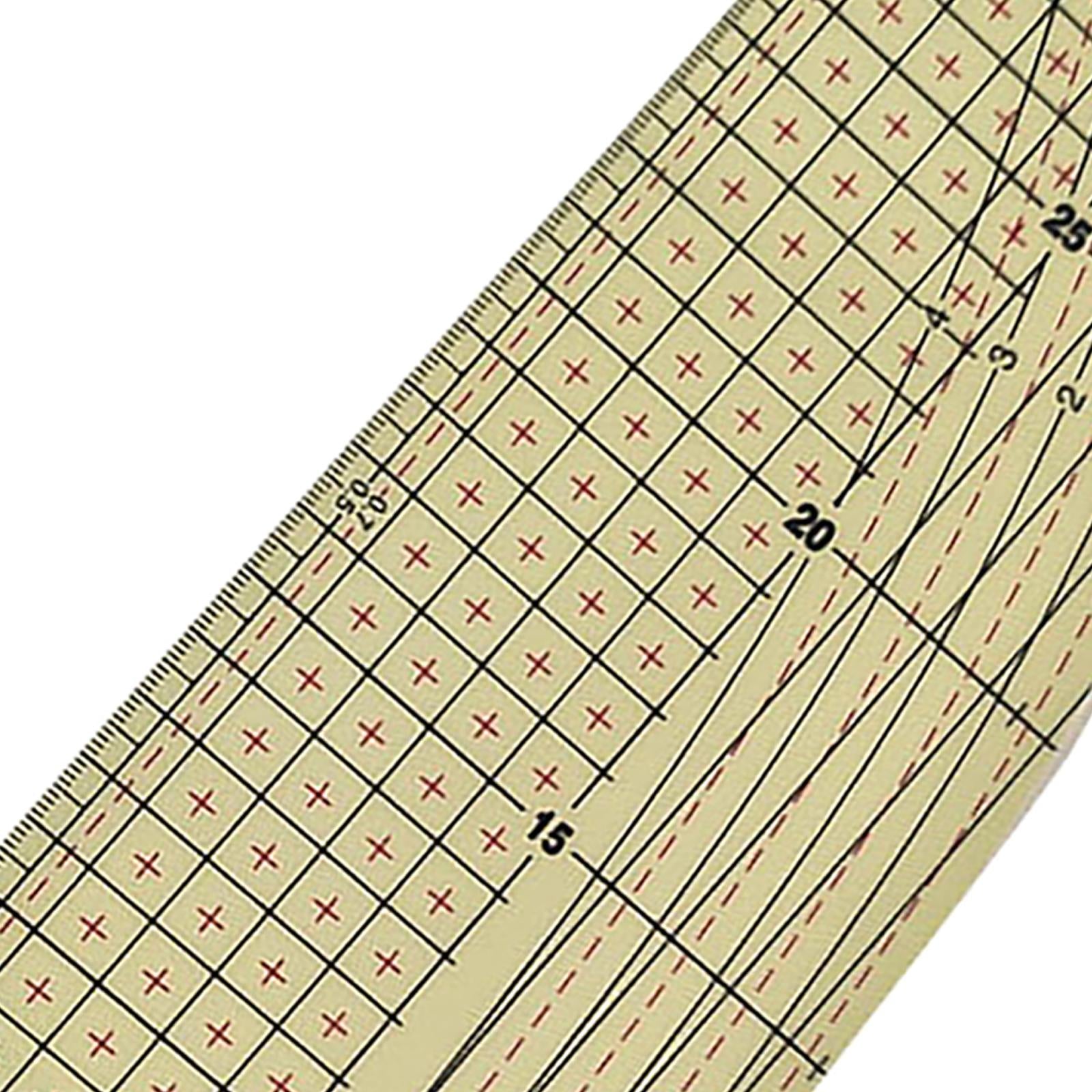 Hot Hem Ruler Sewing Measuring Tools Patchwork Ruler Ironing Ruler HR3010