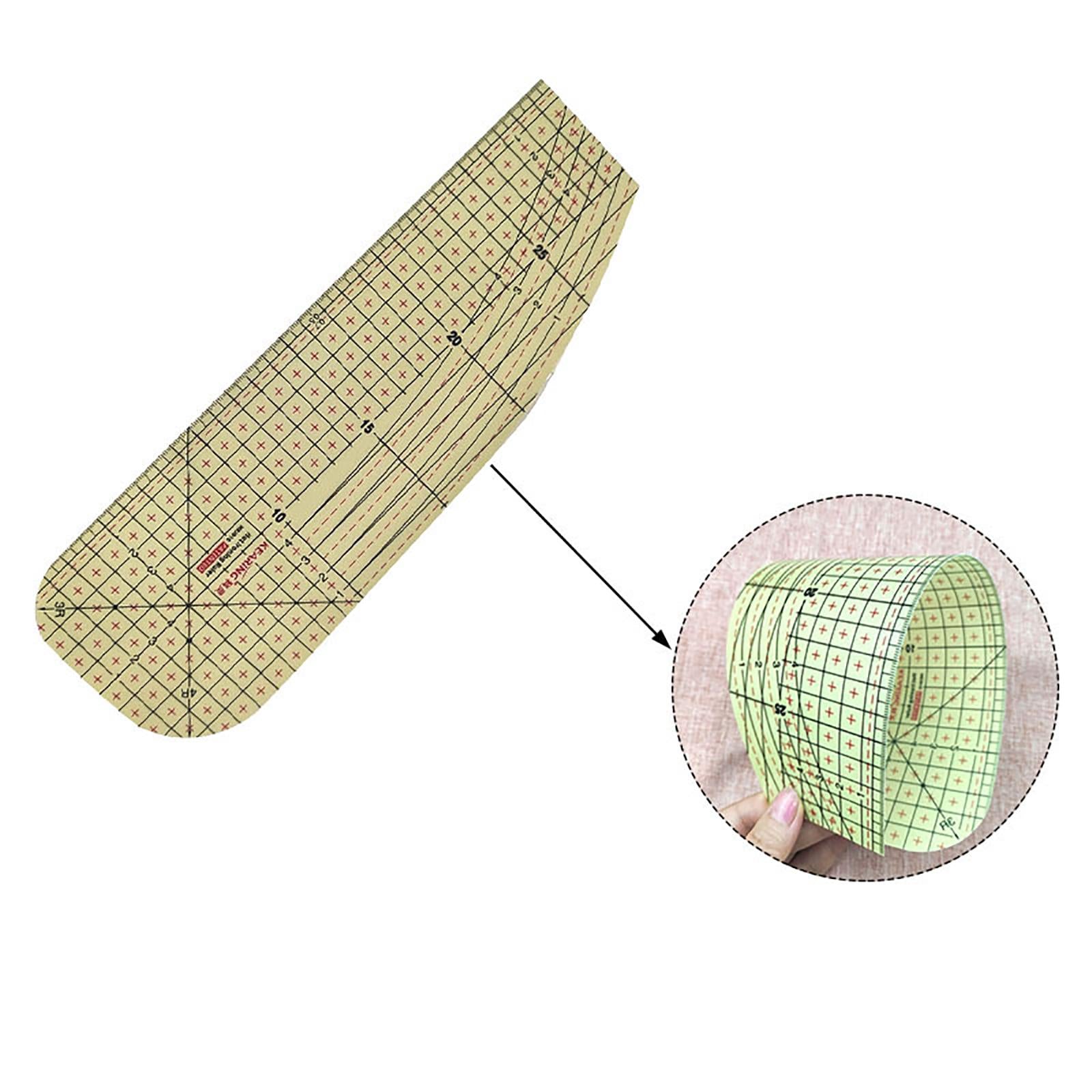 Hot Hem Ruler Sewing Measuring Tools Patchwork Ruler Ironing Ruler HR3010