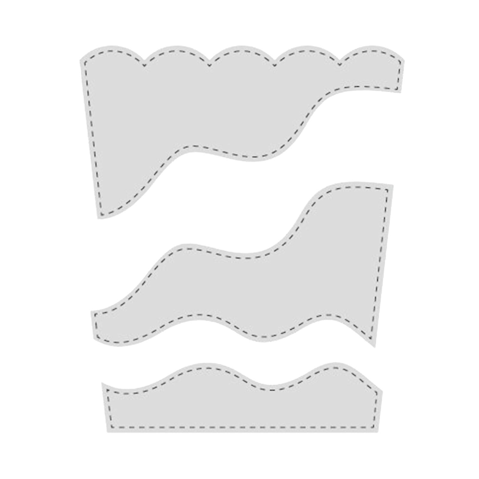 Acrylic Patchwork Quilting Template Ruler Sewing Pattern Tailor Bowl Mat S