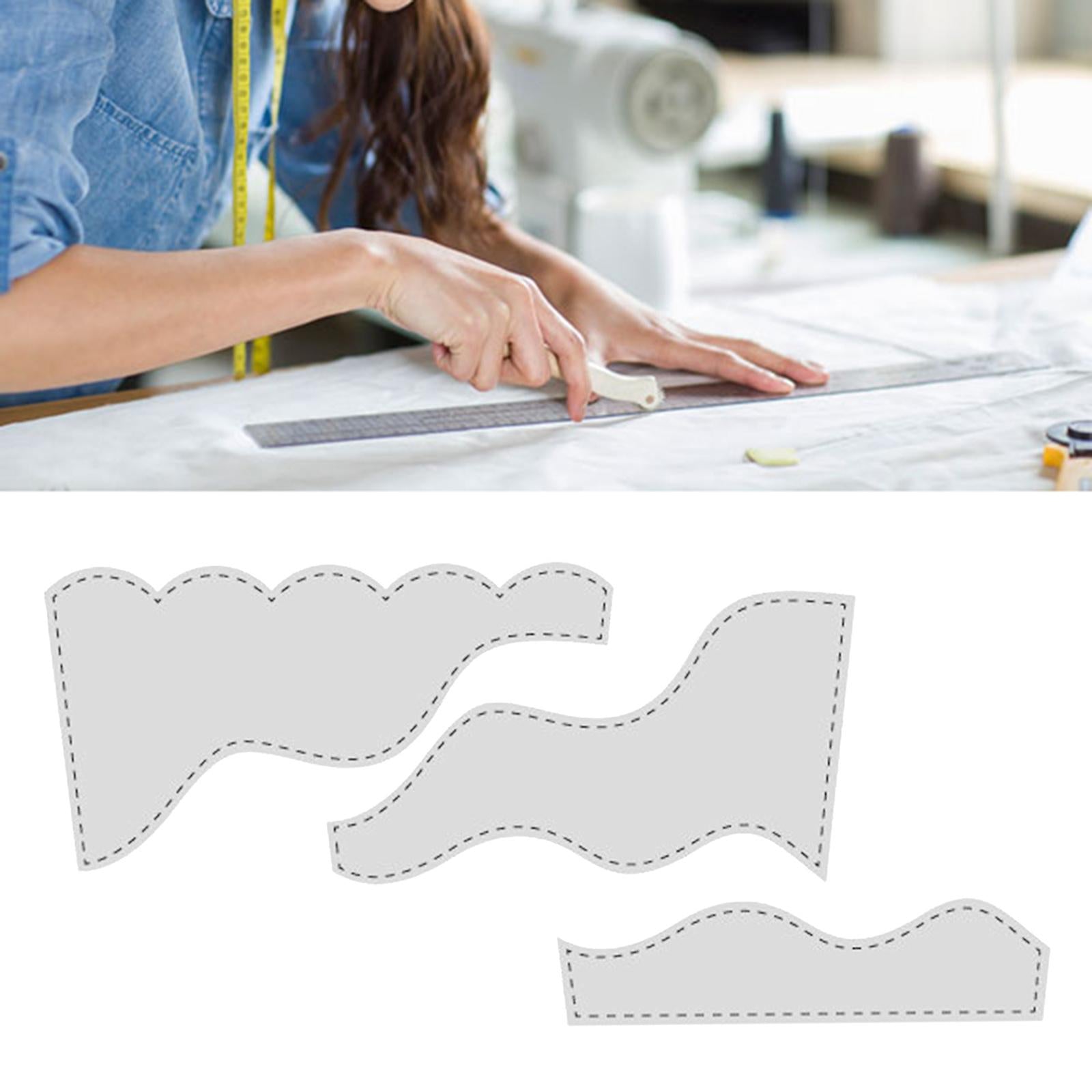Acrylic Patchwork Quilting Template Ruler Sewing Pattern Tailor Bowl Mat S