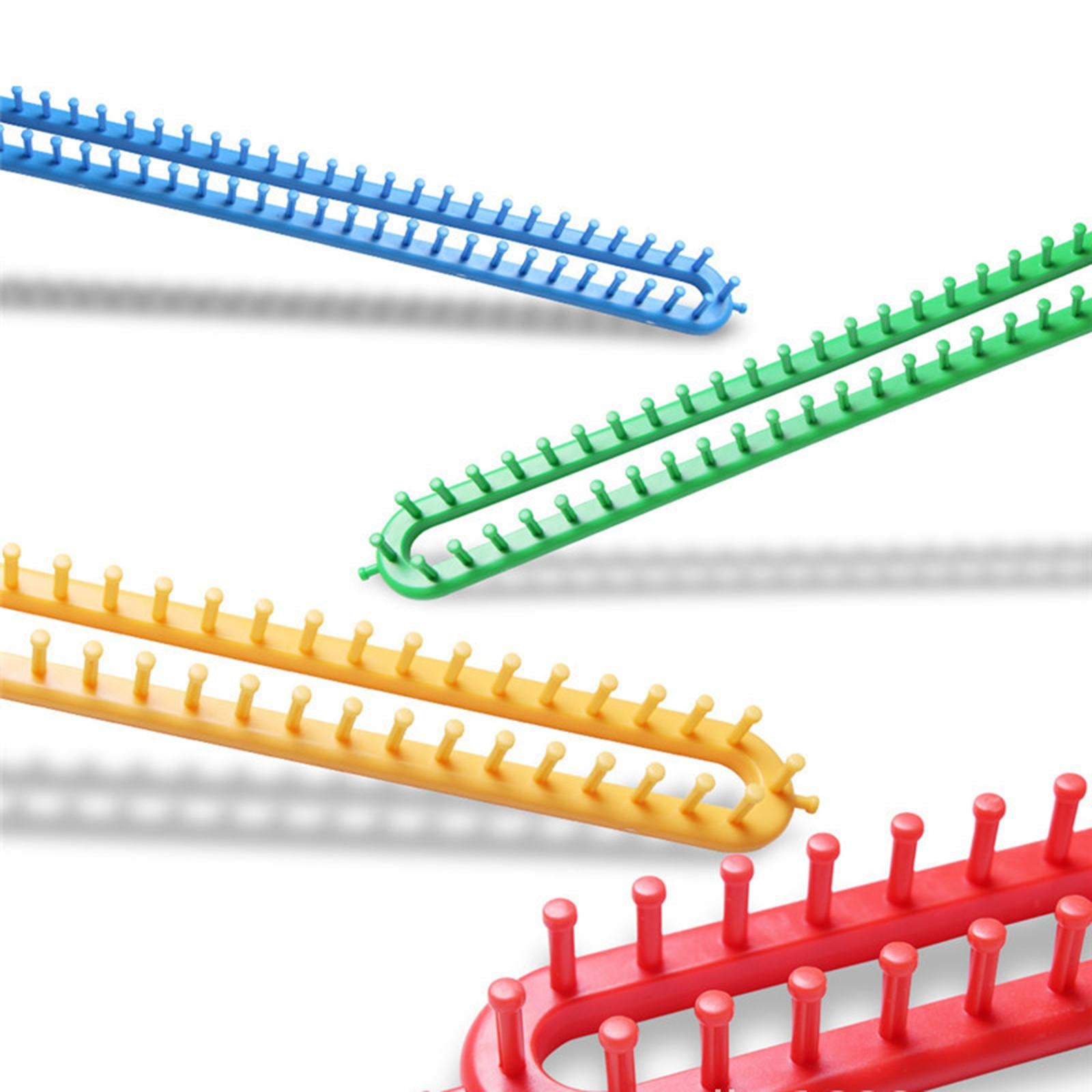 Rectangular 4Pcs Knitting Looms Hat DIY Colorful Sock Craft Gift Weaver Tool