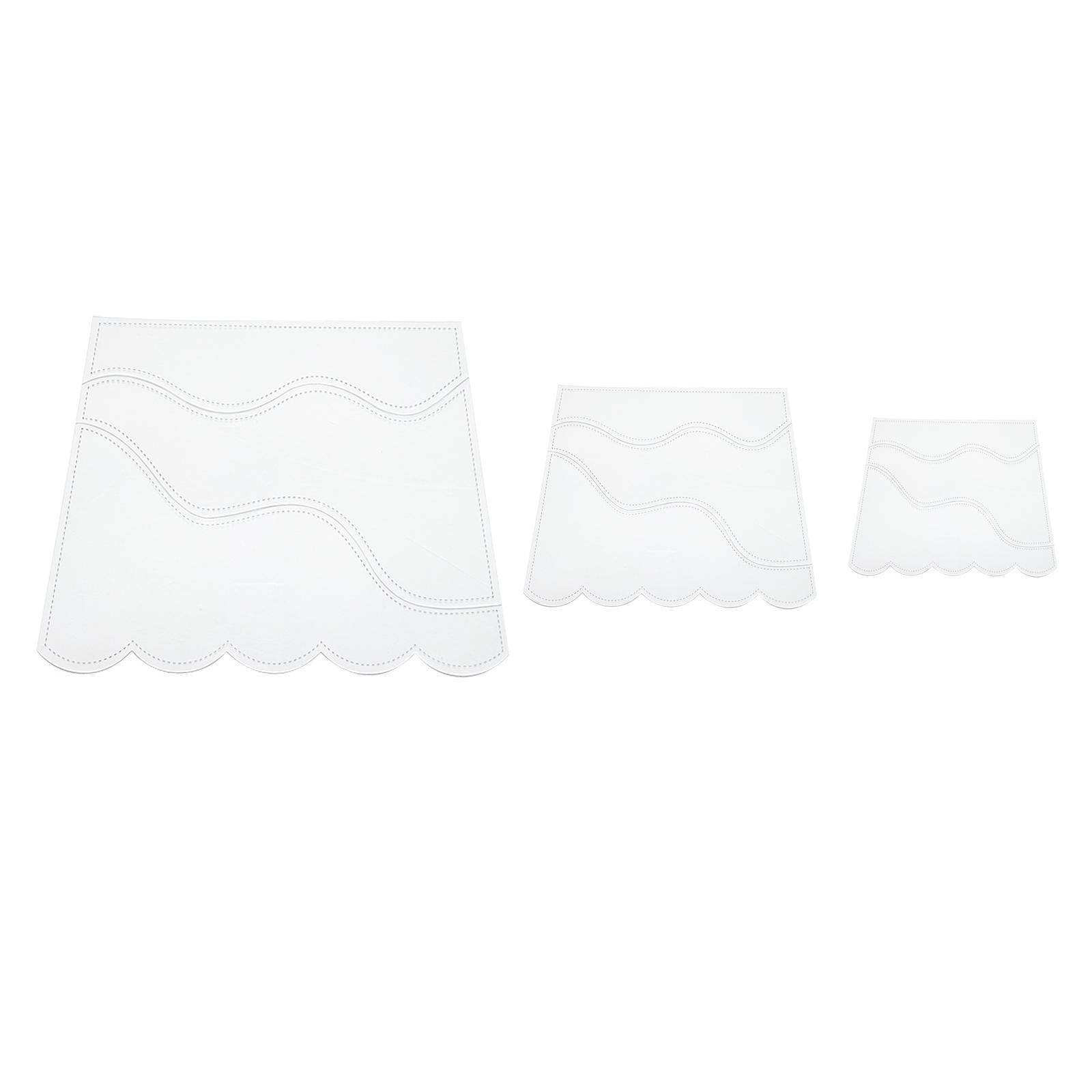 Quilting Ruler Wave Shaped Arcrylic Clear for Tailor Sewing Machine Home L