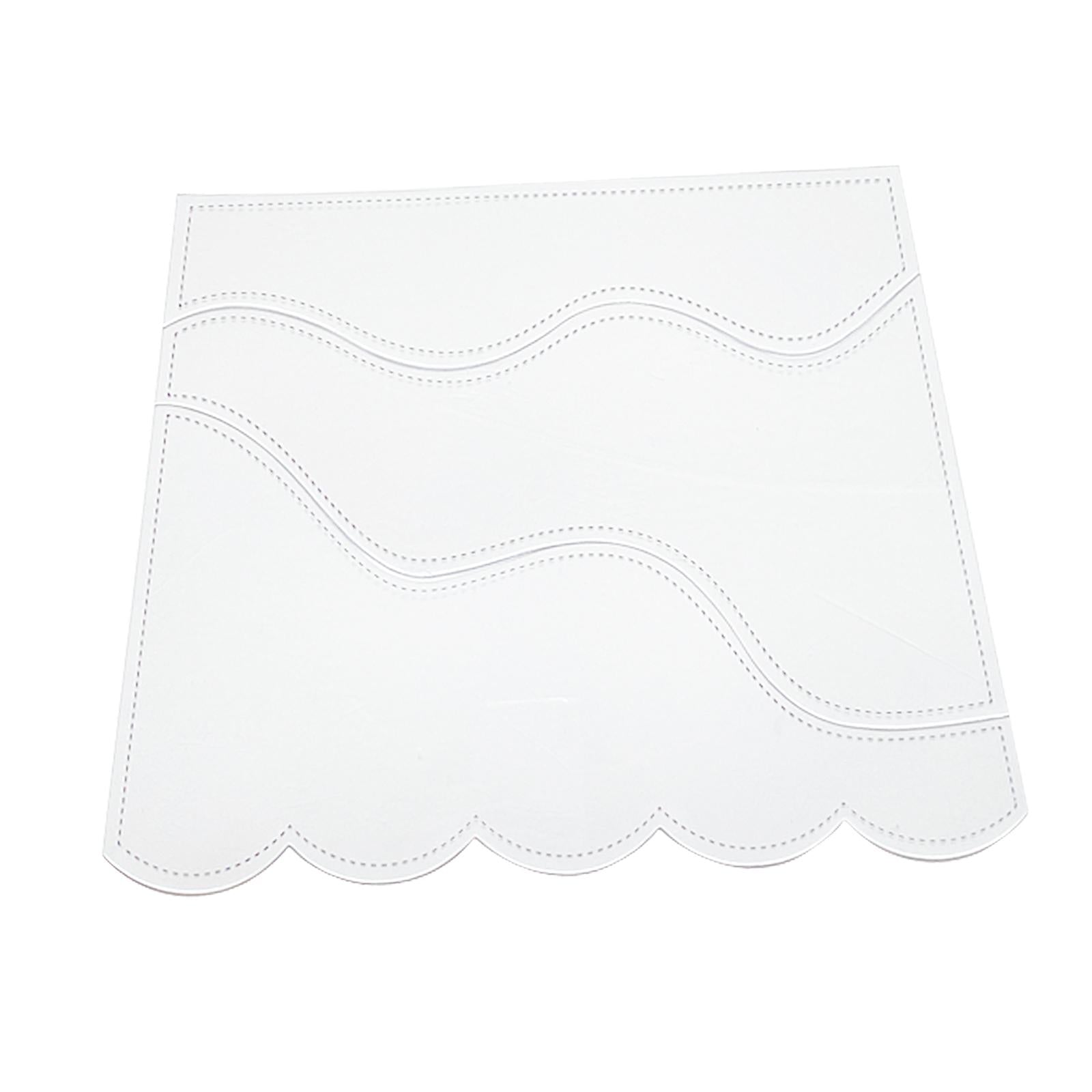Quilting Ruler Wave Shaped Arcrylic Clear for Tailor Sewing Machine Home M