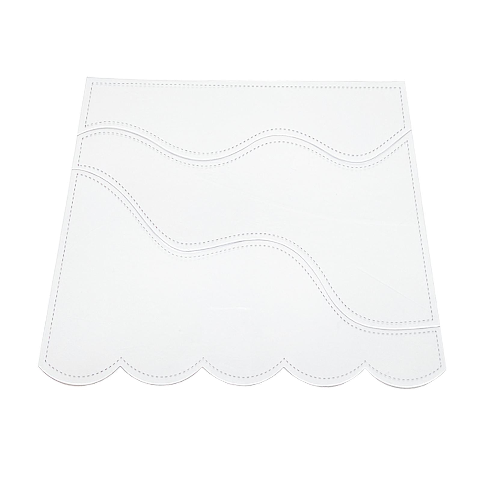Quilting Ruler Wave Shaped Arcrylic Clear for Tailor Sewing Machine Home M