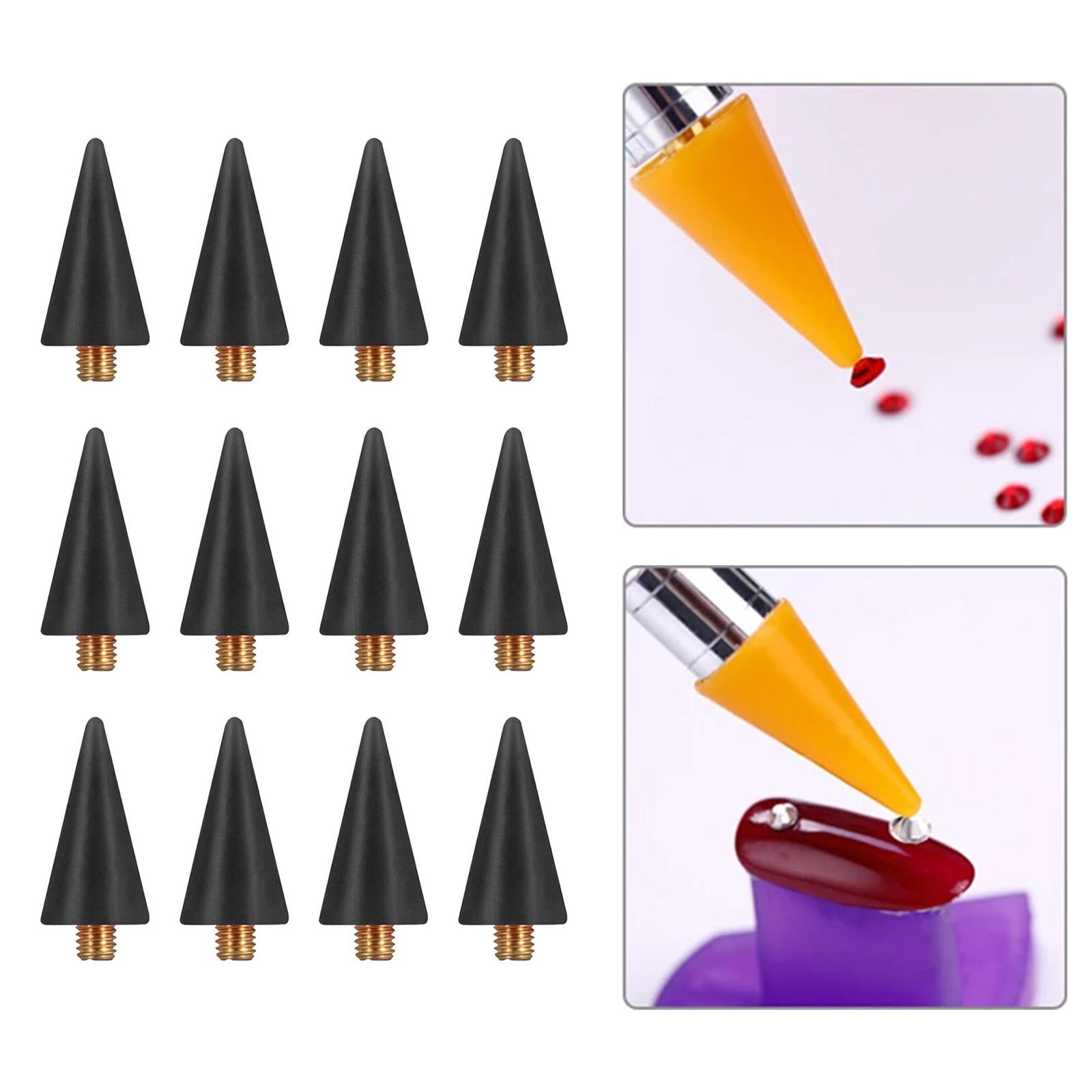 12x DIY Diamond Painting Pen Point Drill Pen Replace Accessories black
