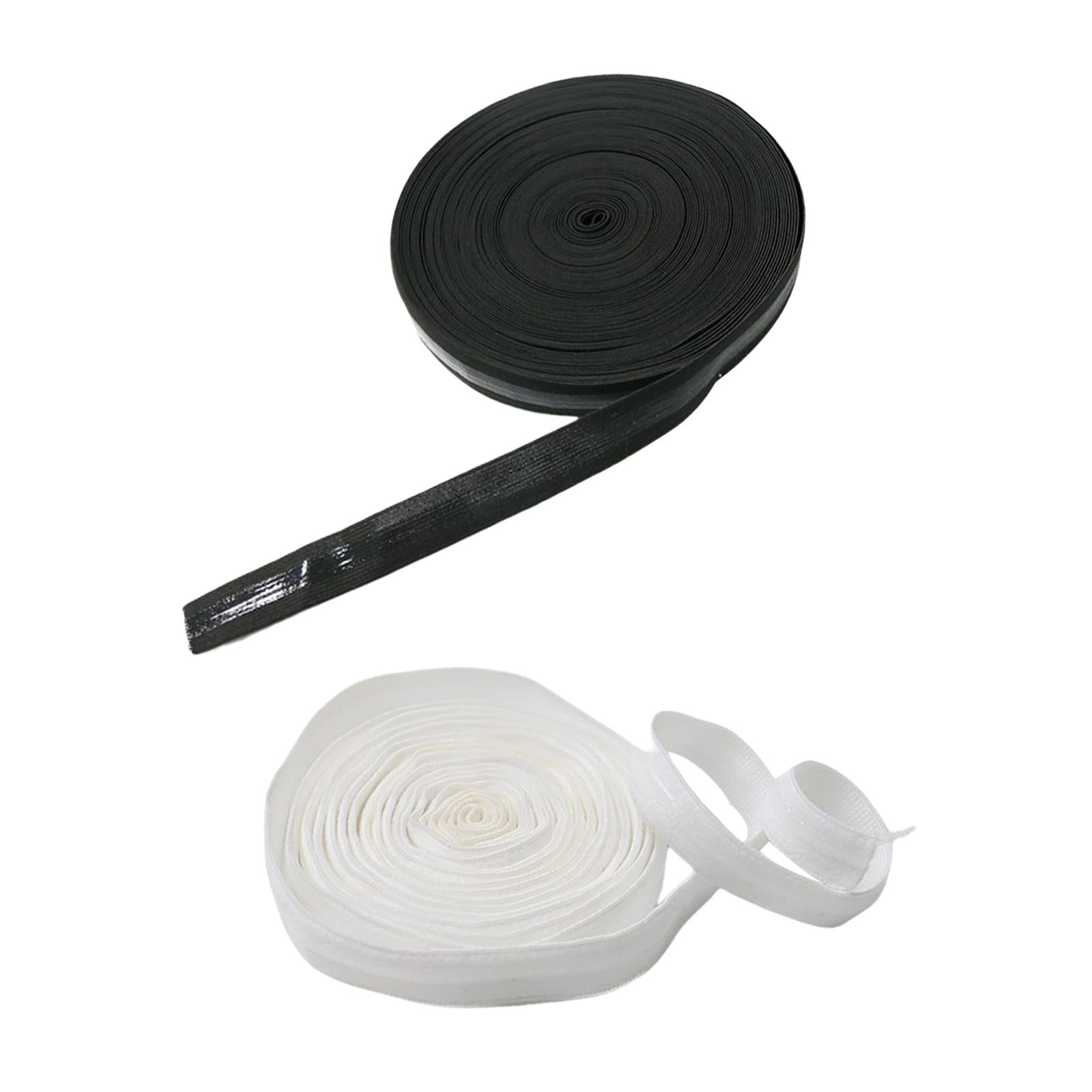Non-Slip Hair Band Sewing Project Elastic Band Silicone Gripper for Garment Black