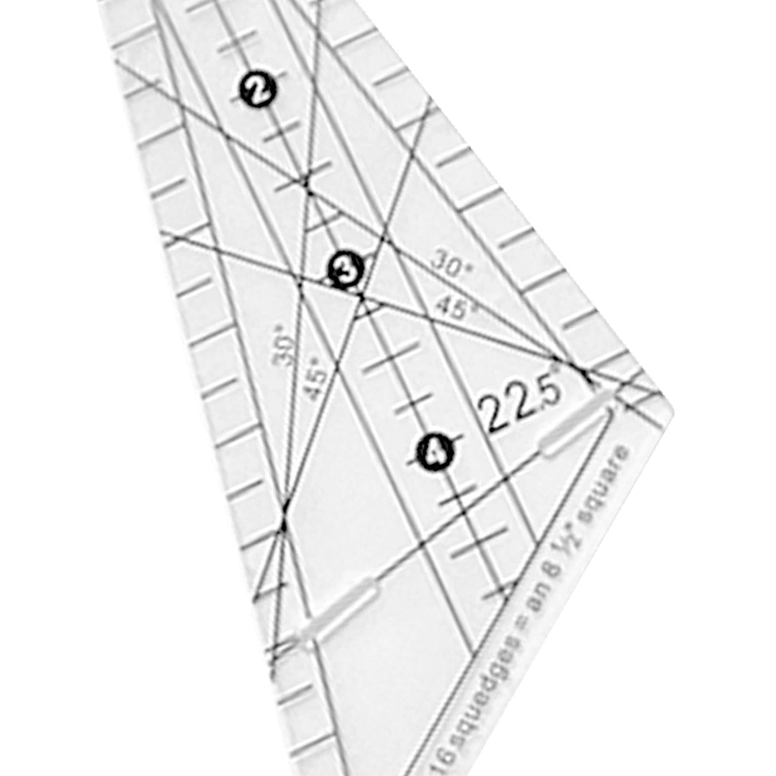 Sewing Acrylic Creative DIY Craft Quilting Ruler for Tailor Sewing Lover S