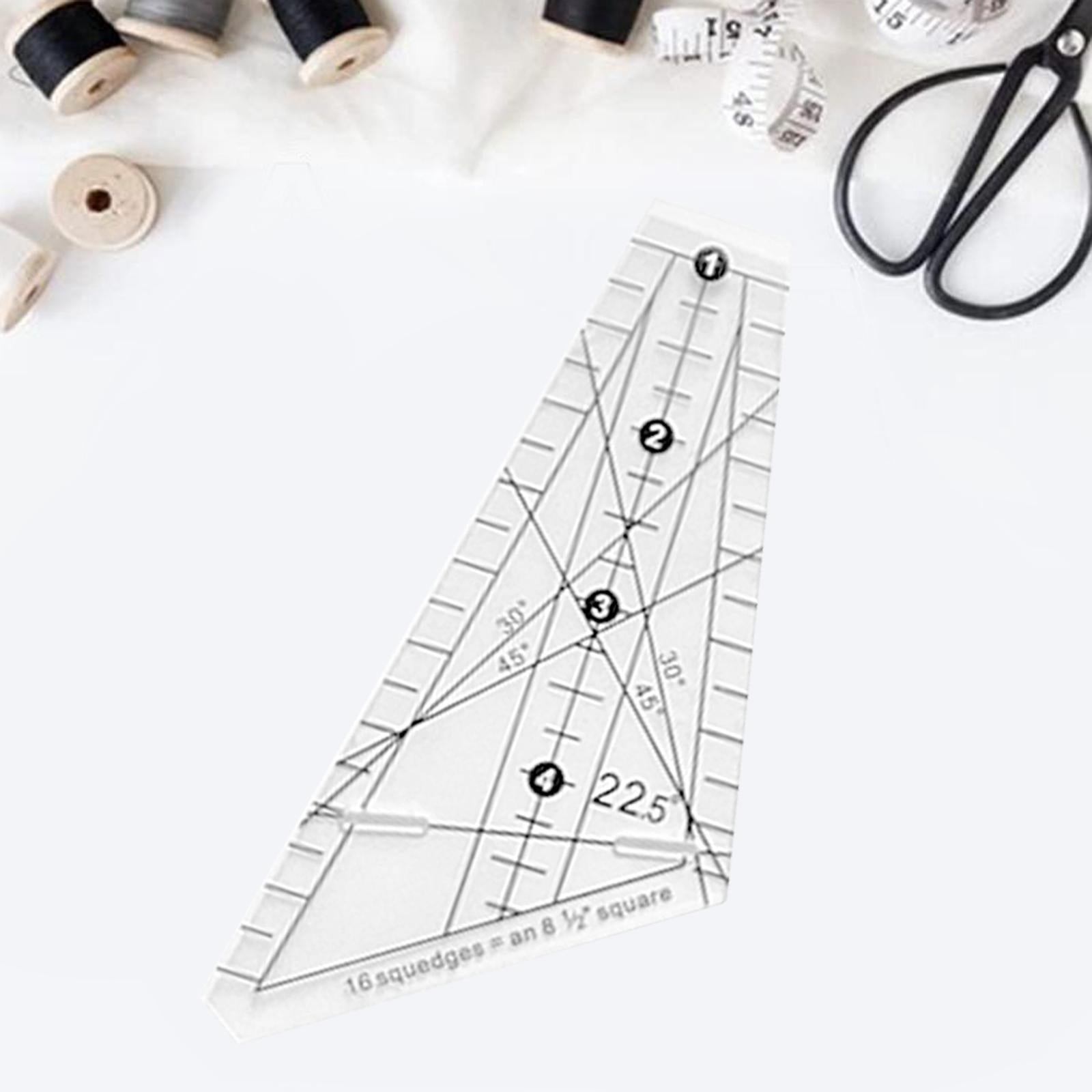 Sewing Acrylic Creative DIY Craft Quilting Ruler for Tailor Sewing Lover S